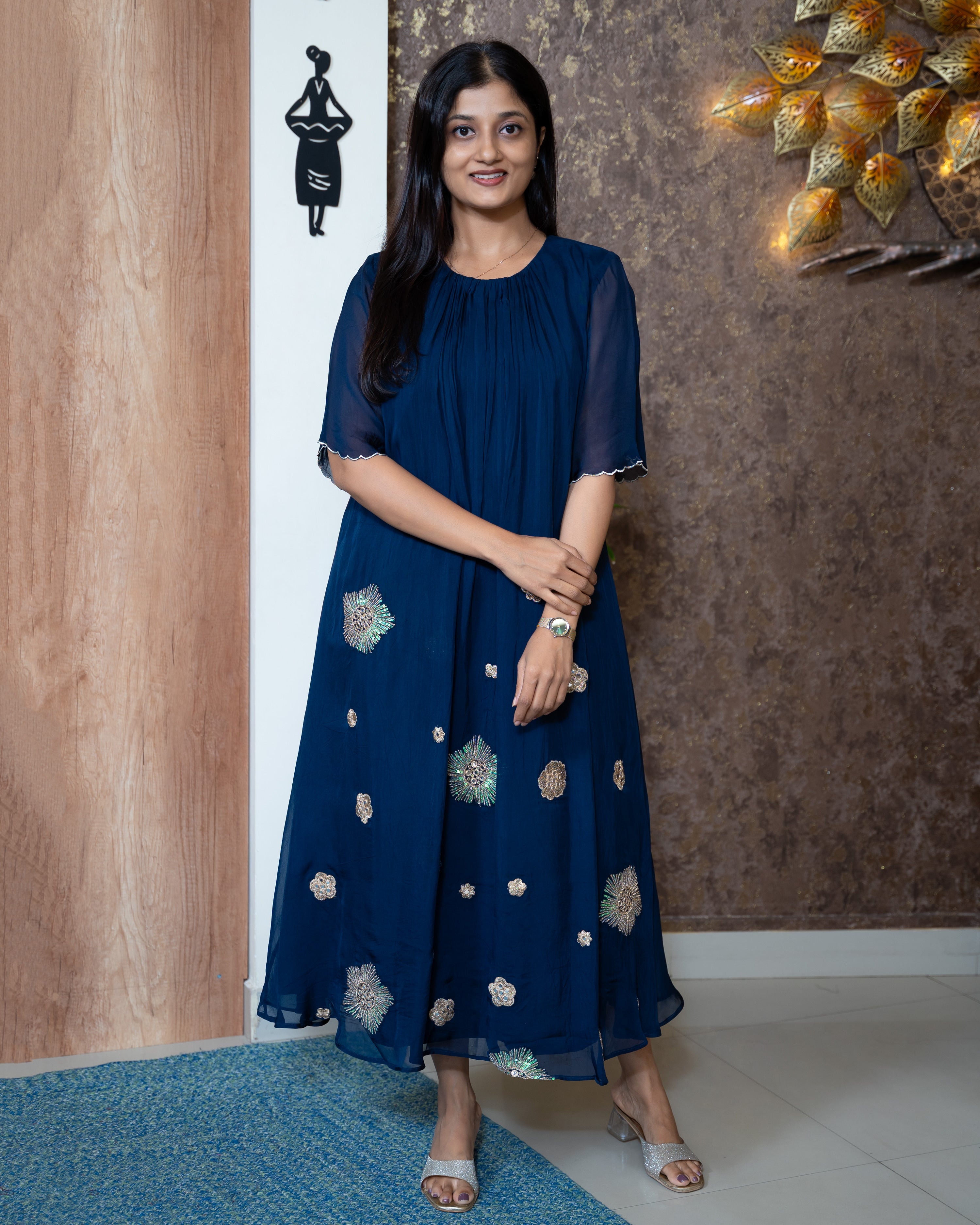 Load image into Gallery viewer, Viscose Organza Designer Wear(Pre-Order)-1128
