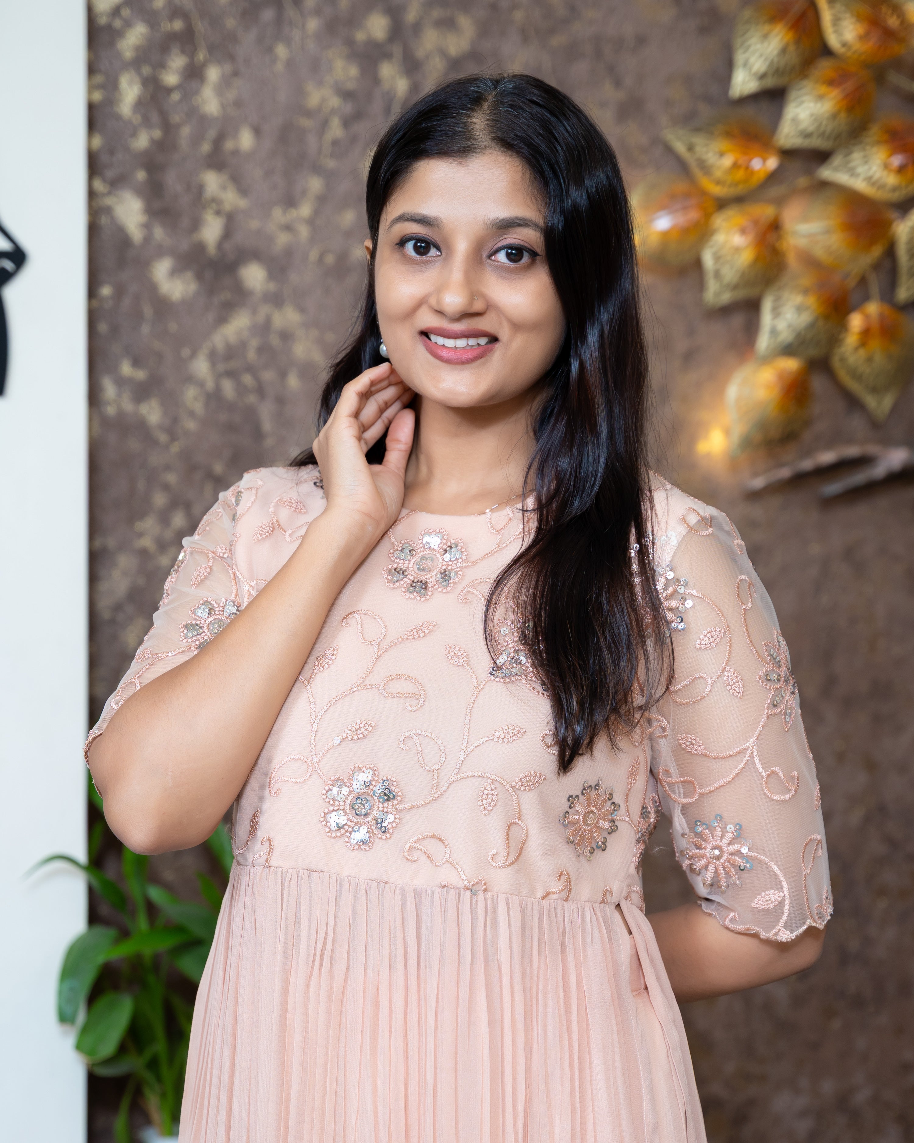 Load image into Gallery viewer, Viscose Georgette Designer Wear(Pre-Order)-1035
