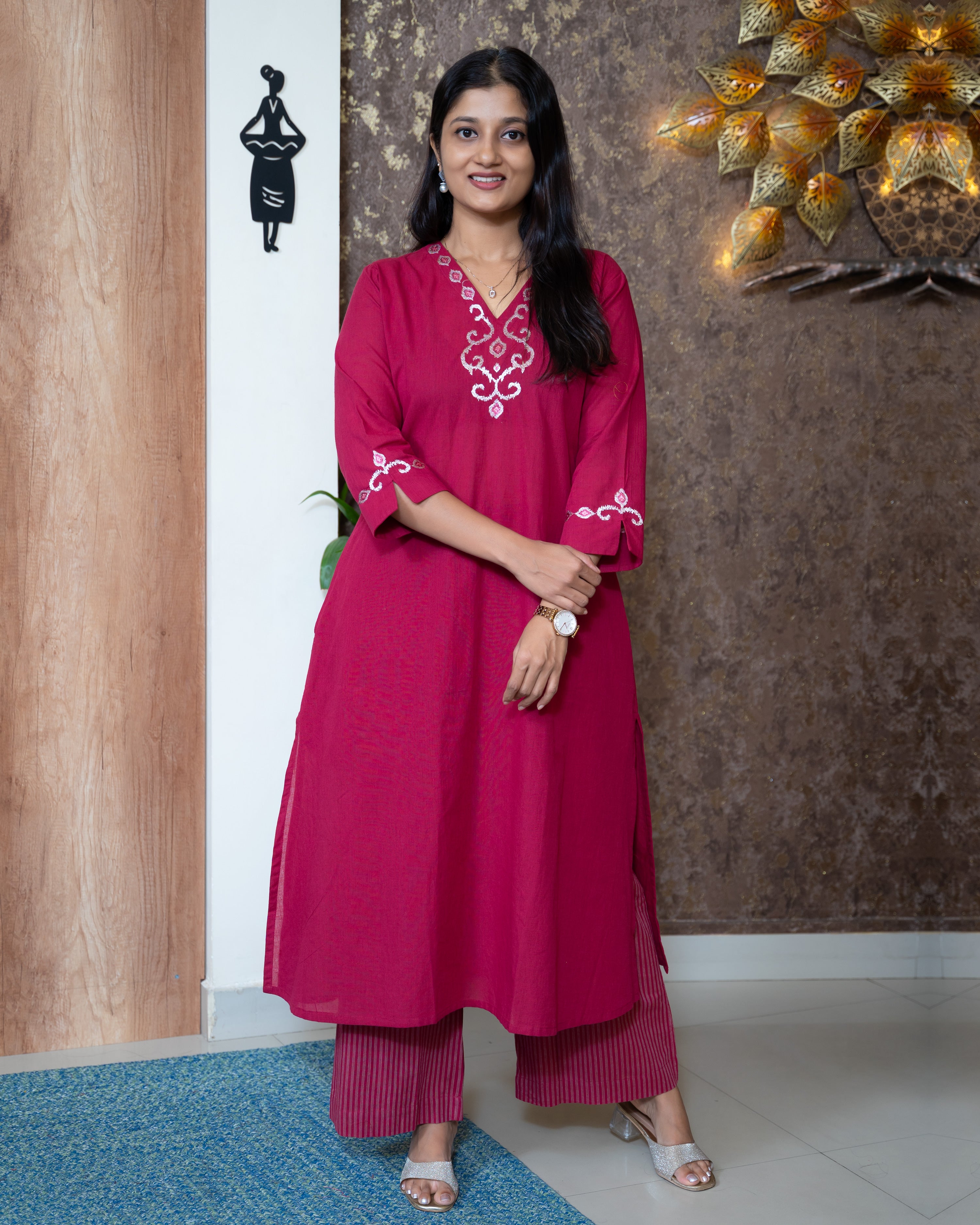 Load image into Gallery viewer, Cotton Co-Ord Set-8397
