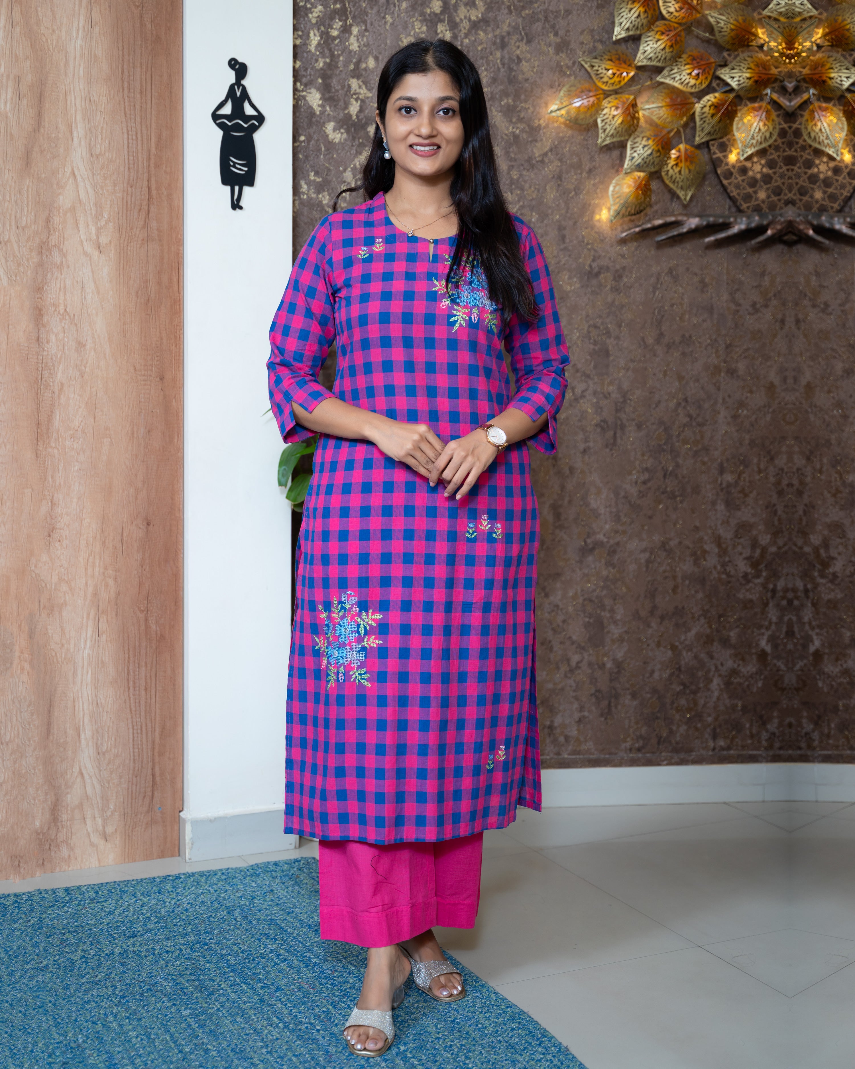 Load image into Gallery viewer, Cotton Co-Ord Set-8387
