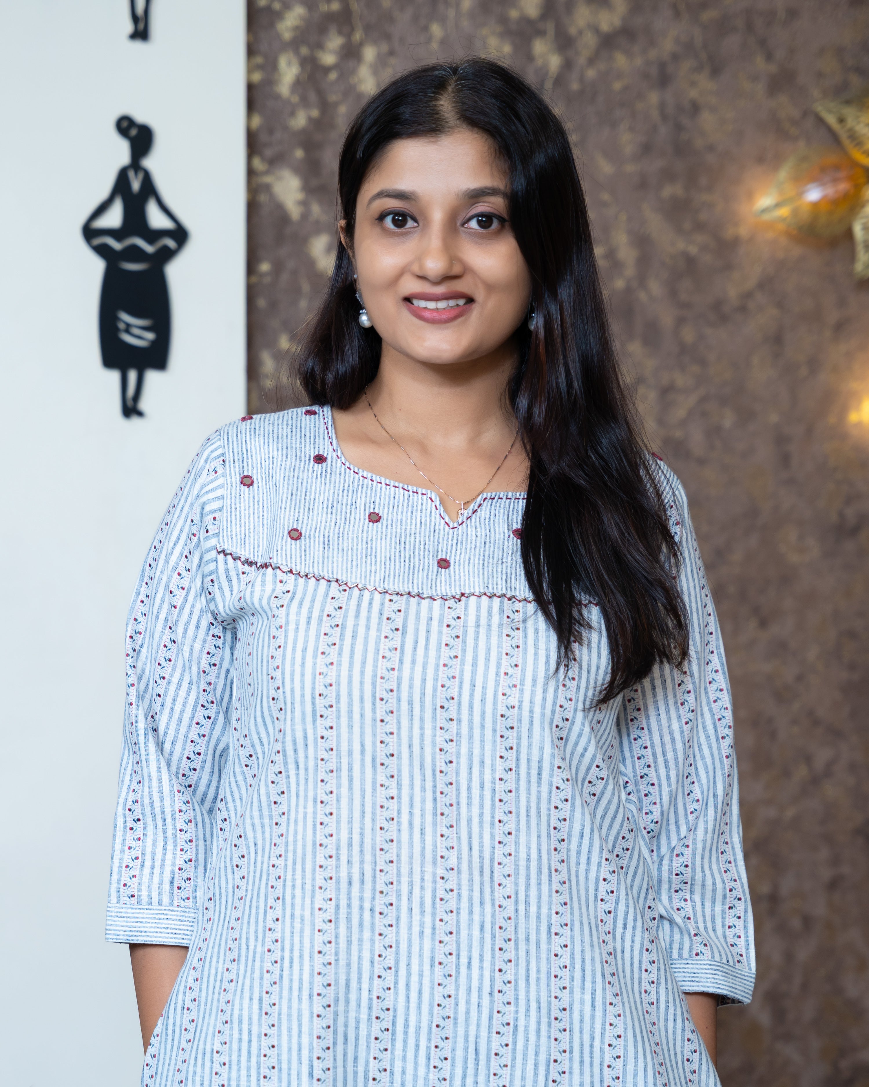 Load image into Gallery viewer, Cotton Co-ord Set-8448
