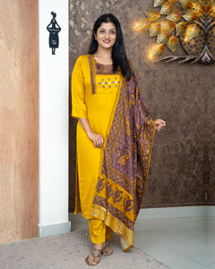 Modal Cotton Suit-4308