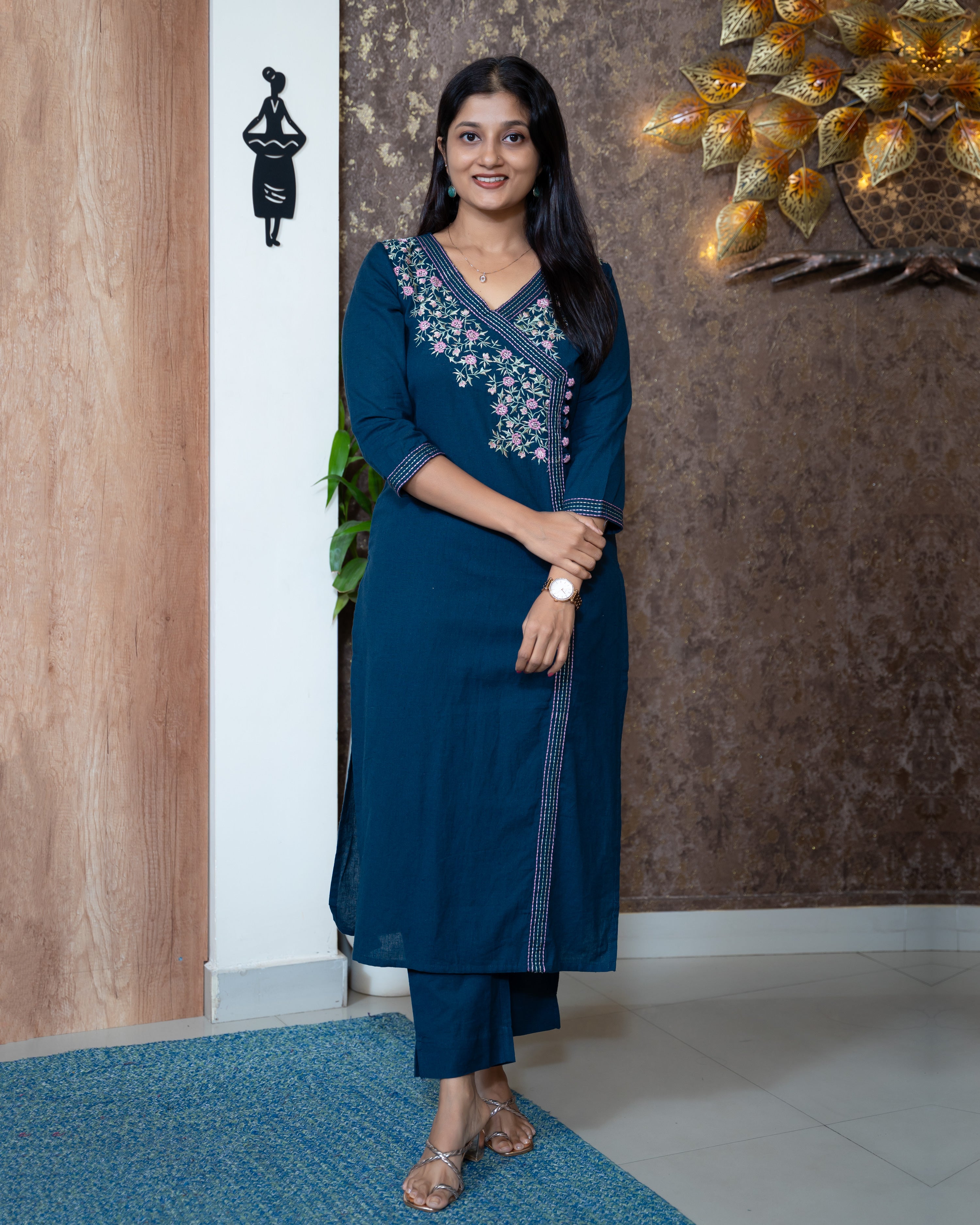 Load image into Gallery viewer, Cotton Co-ord Set-8464
