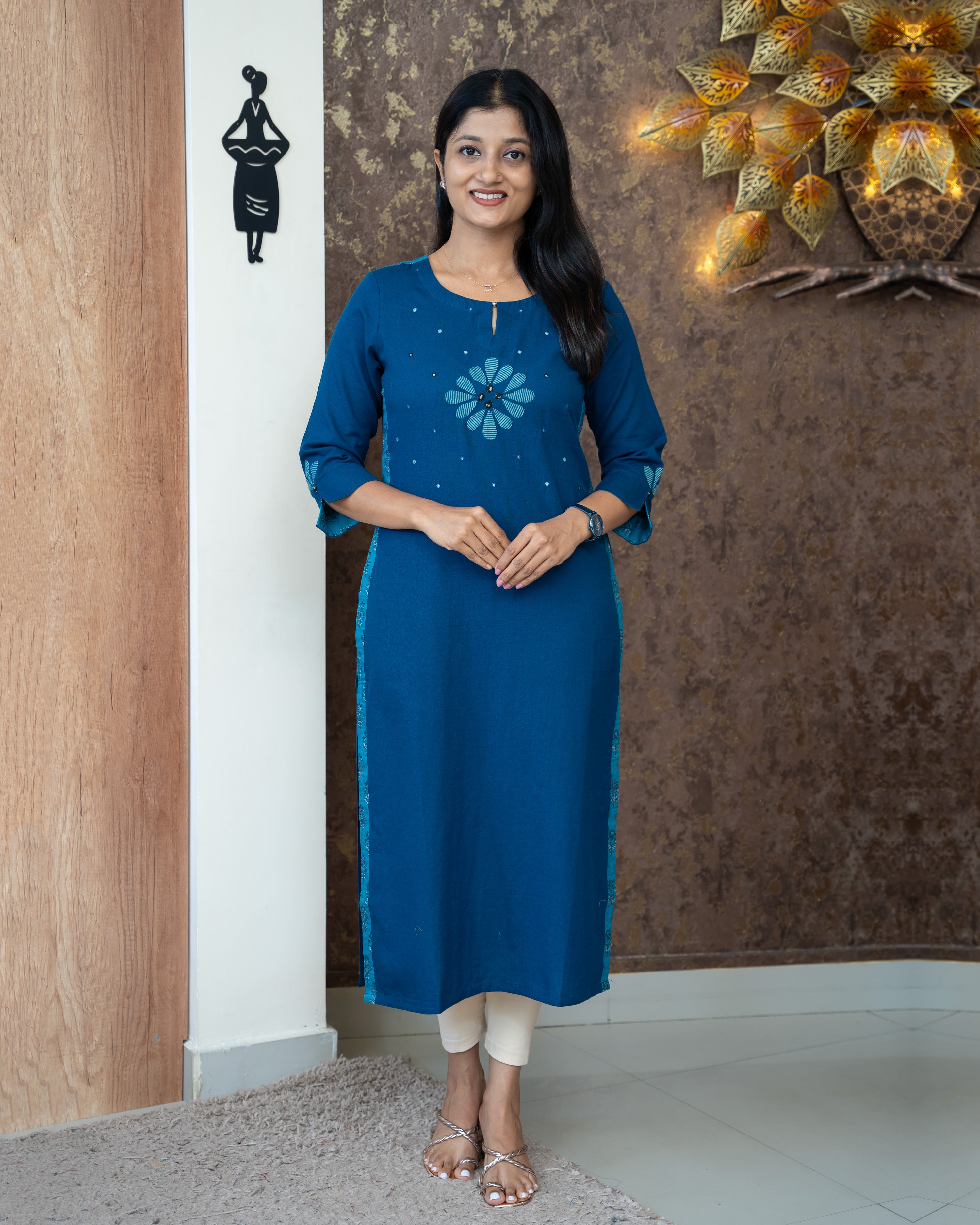 Load image into Gallery viewer, Pure Cotton Kurti-4335
