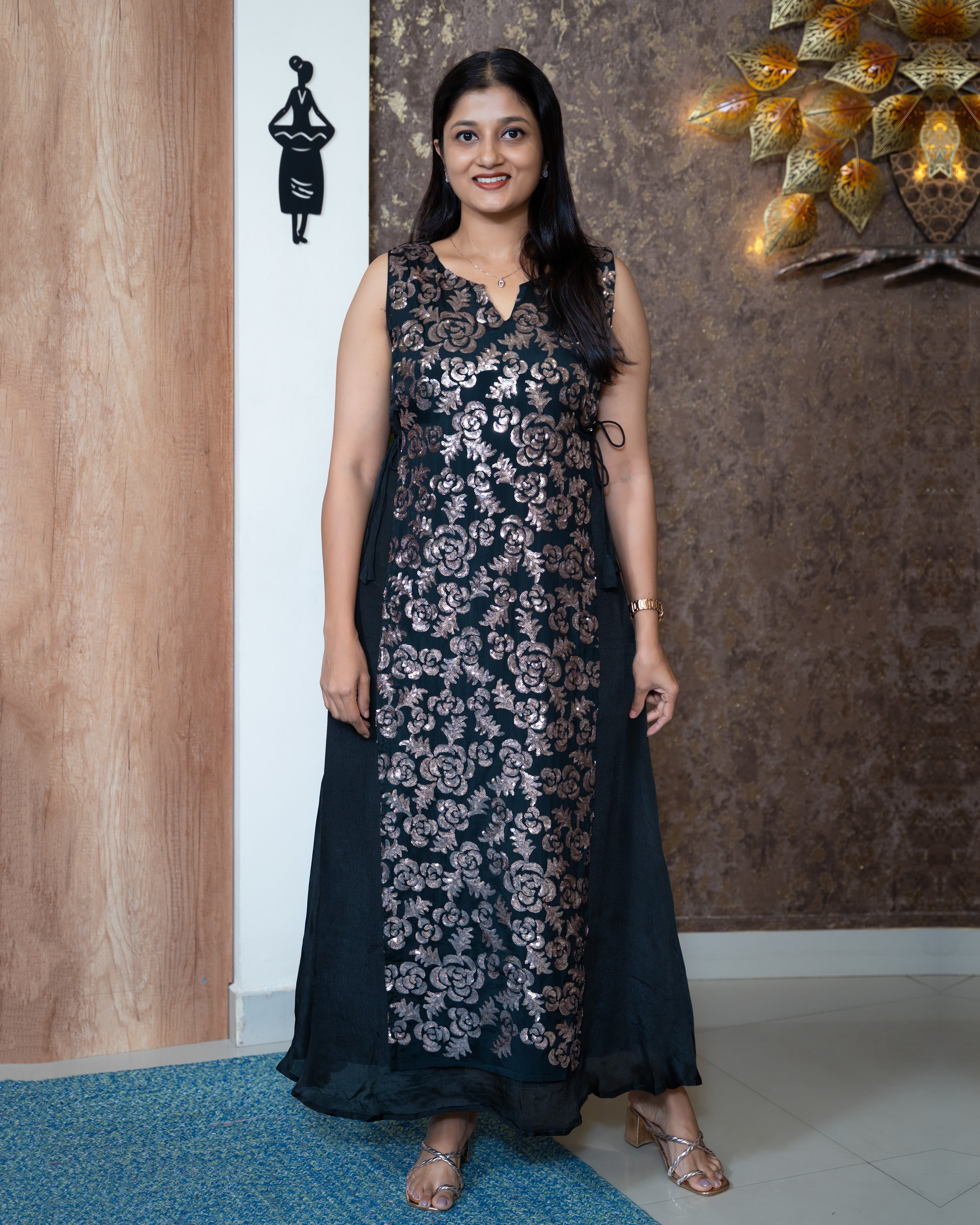 Load image into Gallery viewer, Chinnon Chiffon Designer Wear(Pre-Order)-1031
