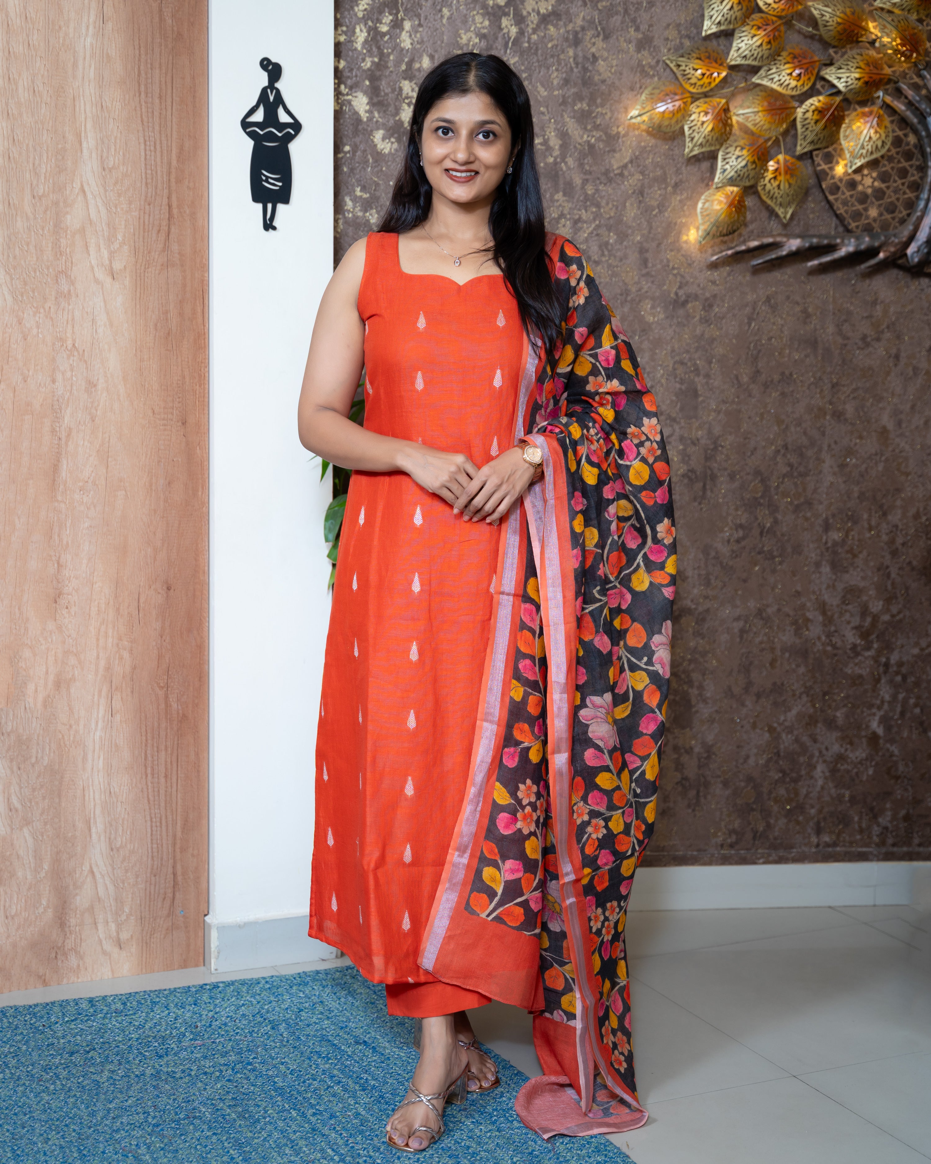 Load image into Gallery viewer, Linen Unstitched Suit-8438(Pre-Order)
