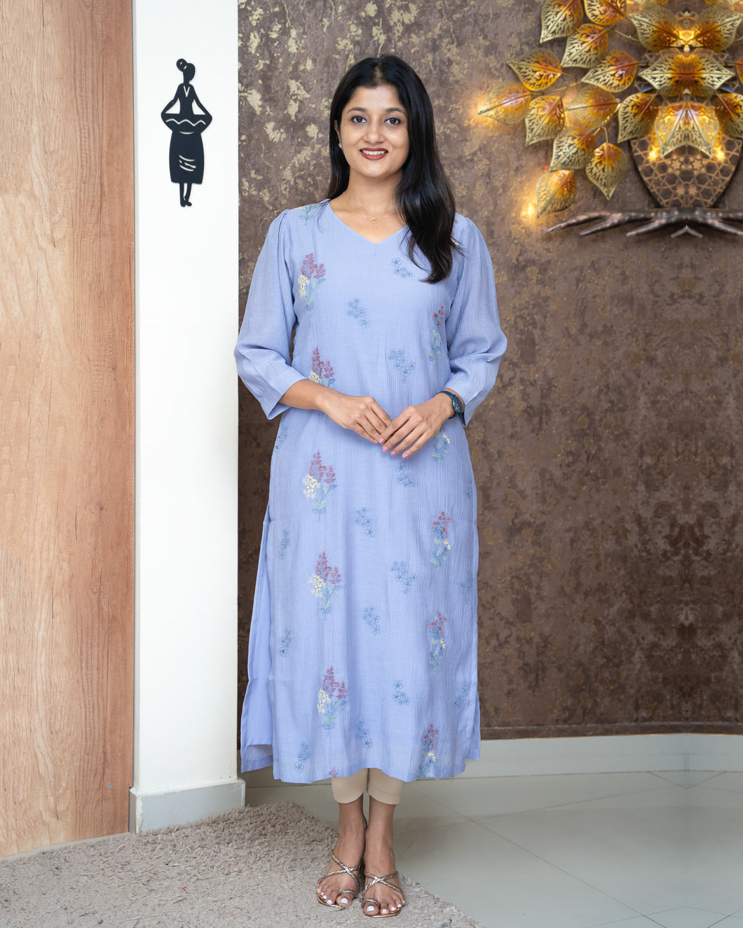 Crushed Kurti-4367