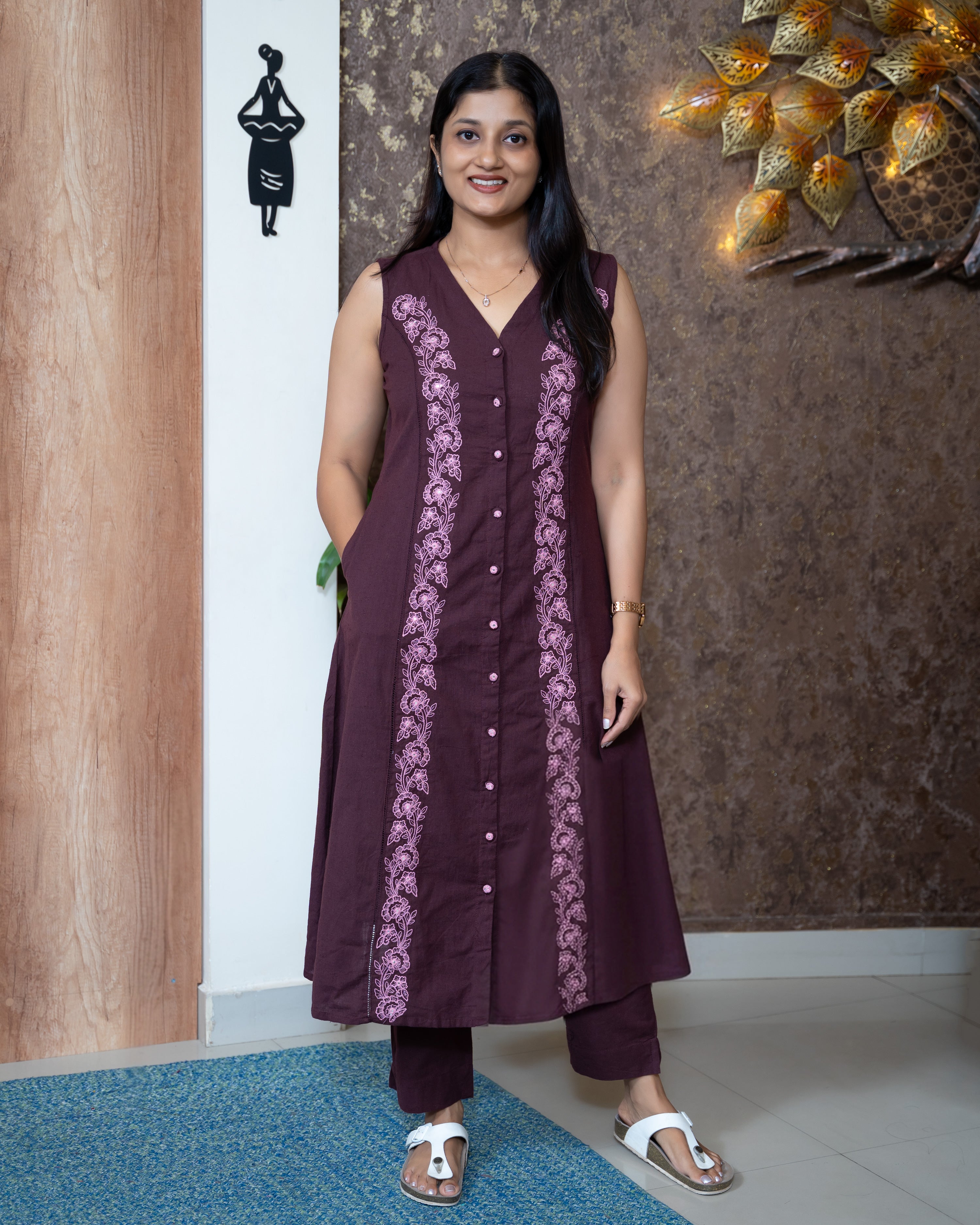 Load image into Gallery viewer, Cotton Co-Ord Set-8312
