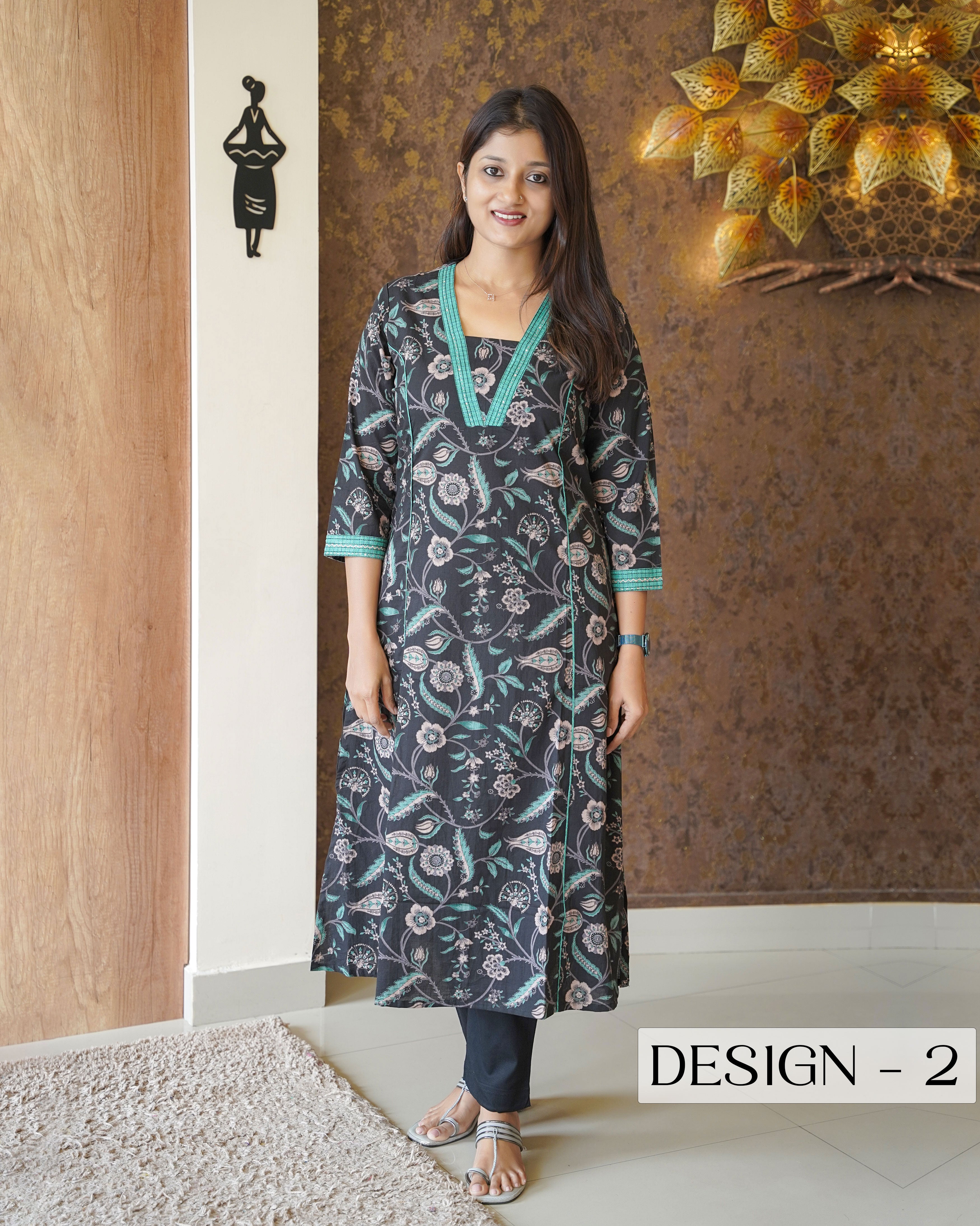 Load image into Gallery viewer, Pure Cotton Kurti-1459
