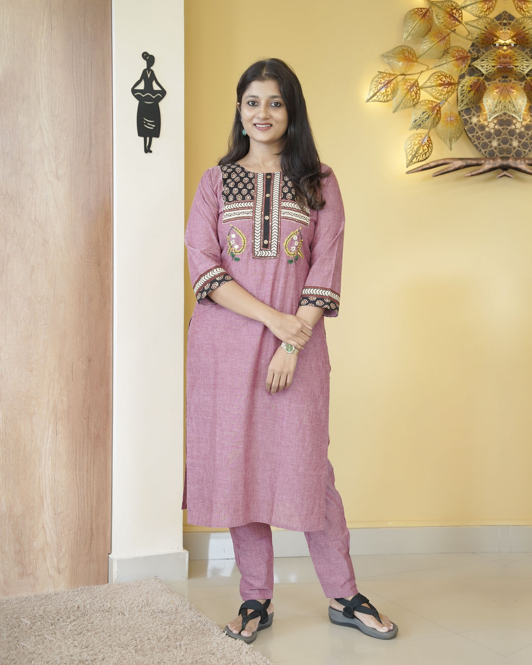Pure Cotton Kurti Set-5228