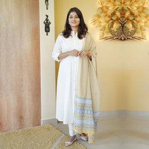 Pure Cotton Kurti Set-4291