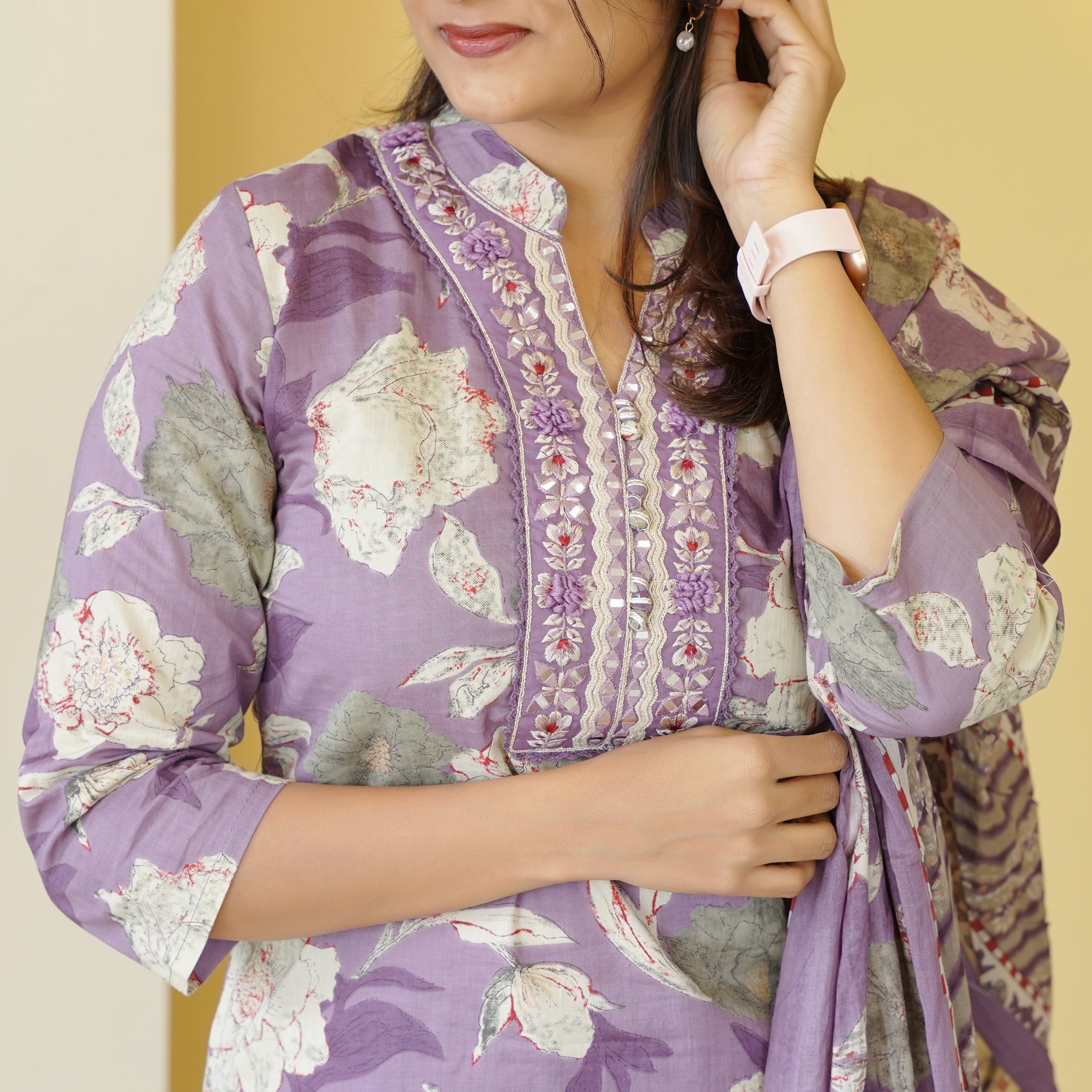 Load image into Gallery viewer, Pure Cotton Kurti Set - 4223
