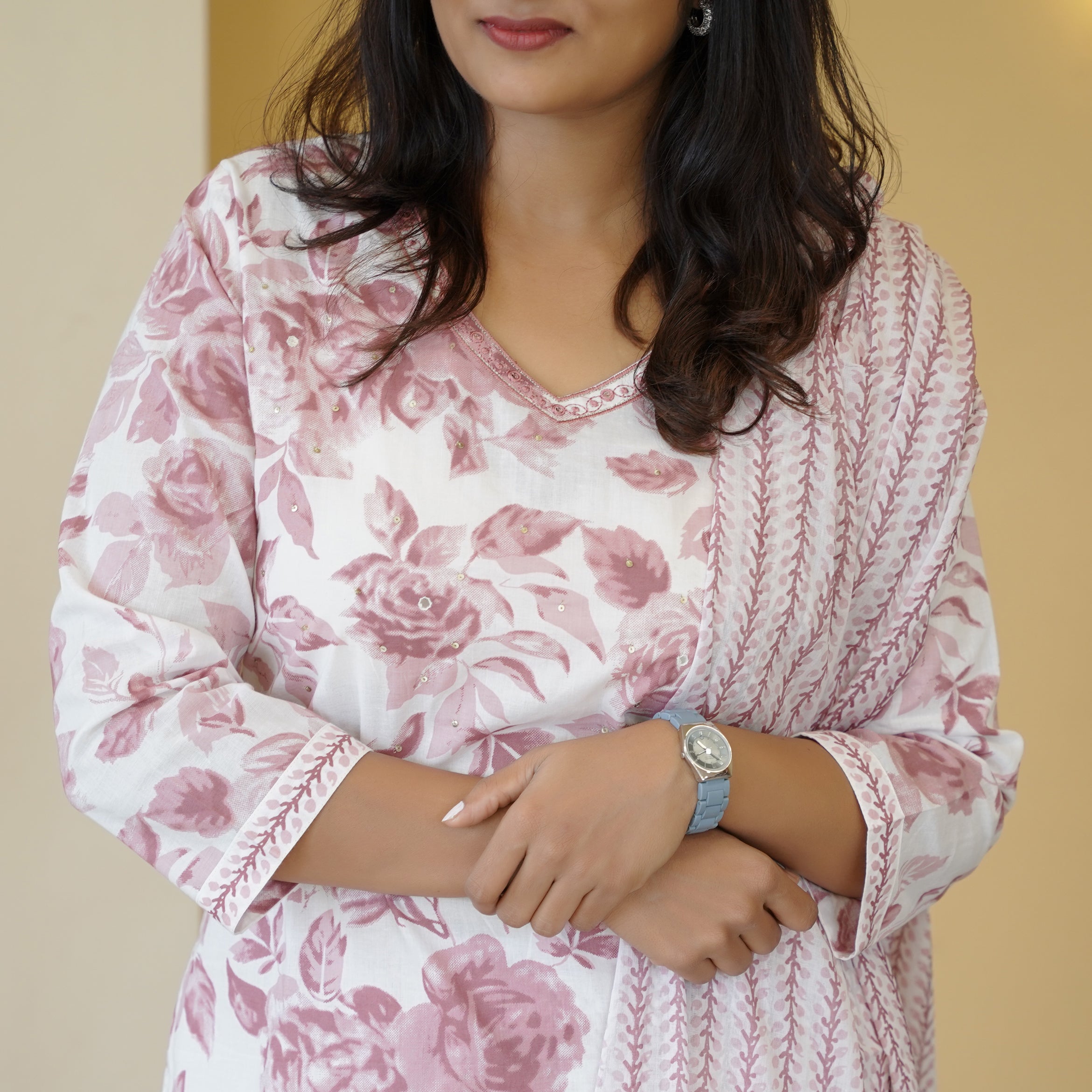 Load image into Gallery viewer, Pure Cotton Kurti Set-4501
