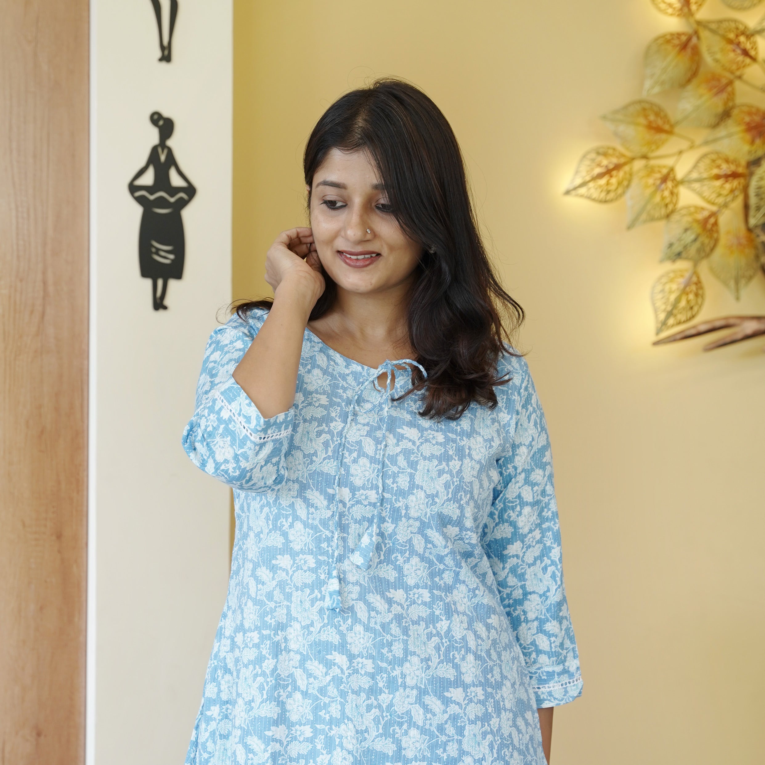 Load image into Gallery viewer, Pure Cotton Kurti - 4366
