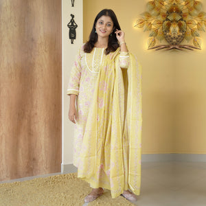 Pure Cotton Kurti Set-4320