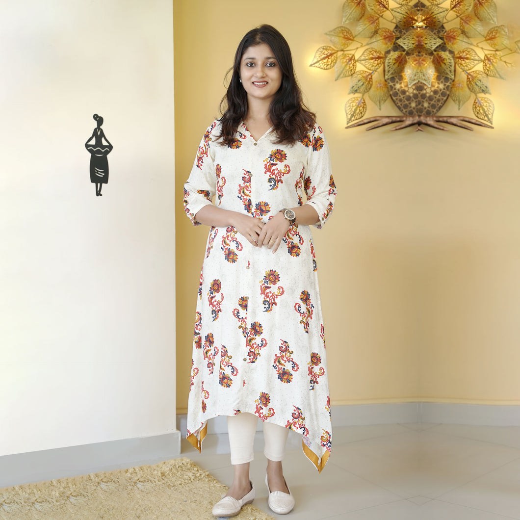 Rayon Kurti-4529