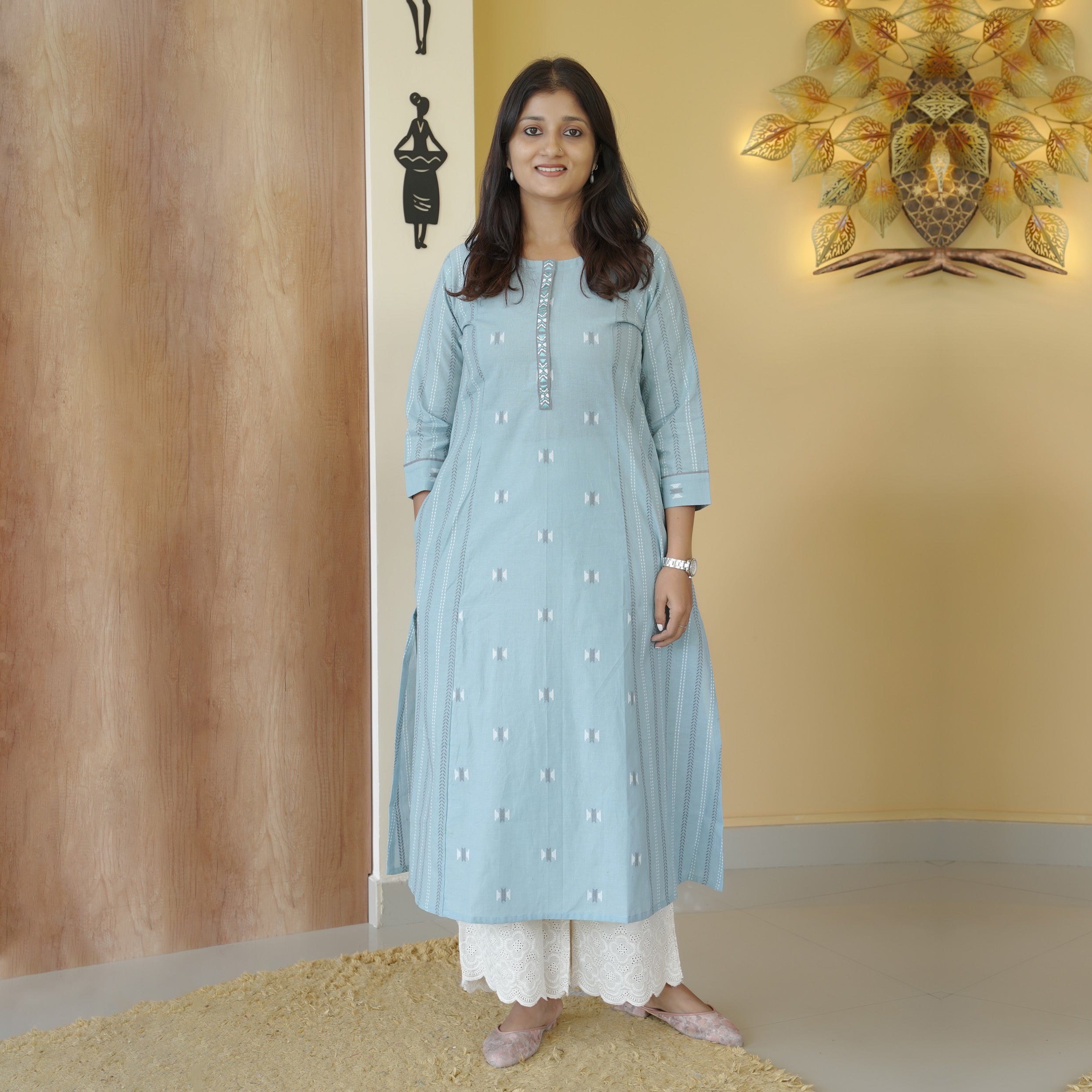 Load image into Gallery viewer, PURE COTTON KURTI-4605
