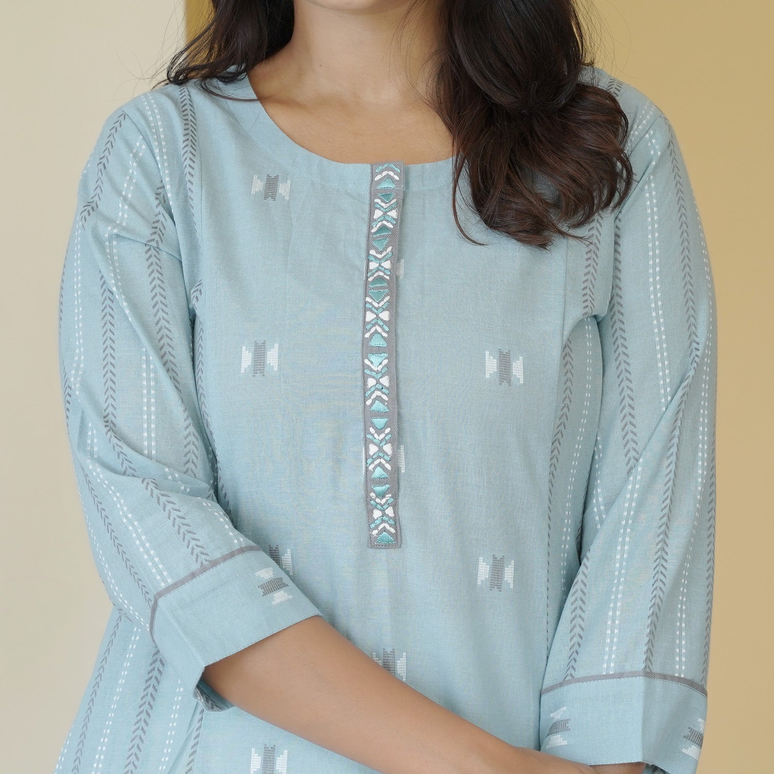 Load image into Gallery viewer, PURE COTTON KURTI-4605
