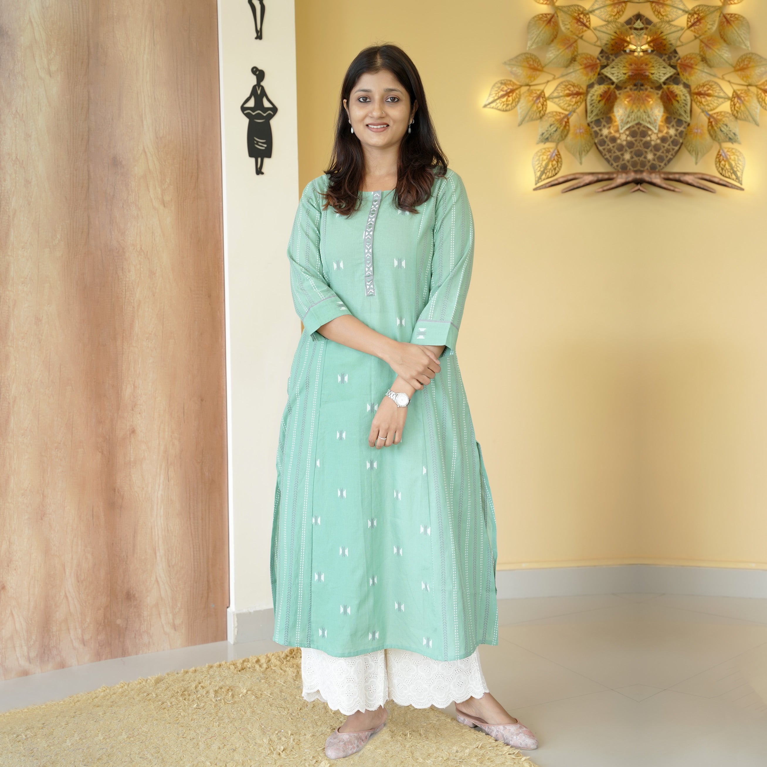 Load image into Gallery viewer, PURE COTTON KURTI-4605
