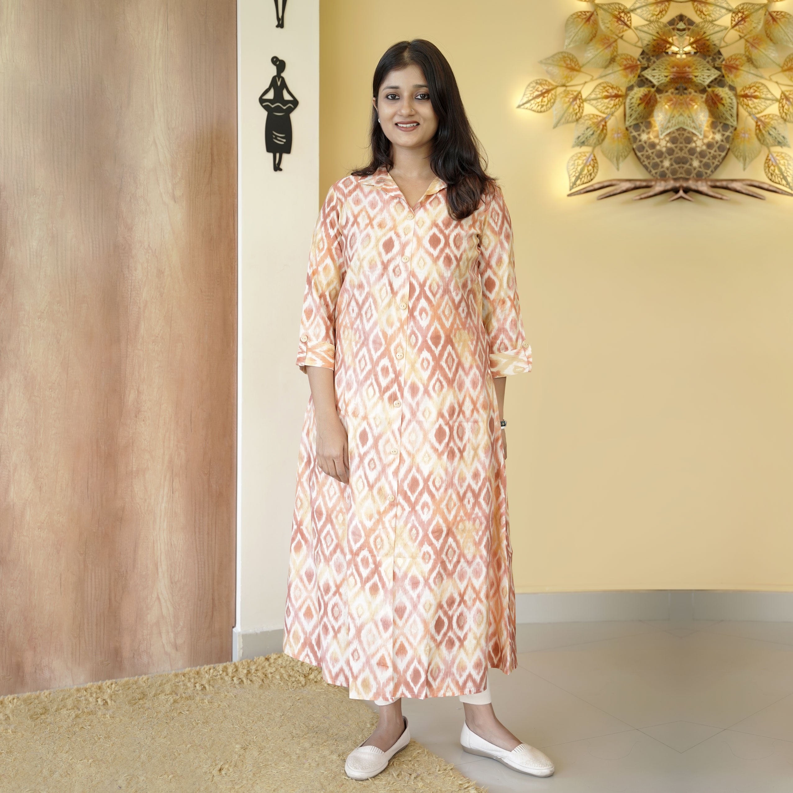 Load image into Gallery viewer, Muslin Silk Kurti - 4639
