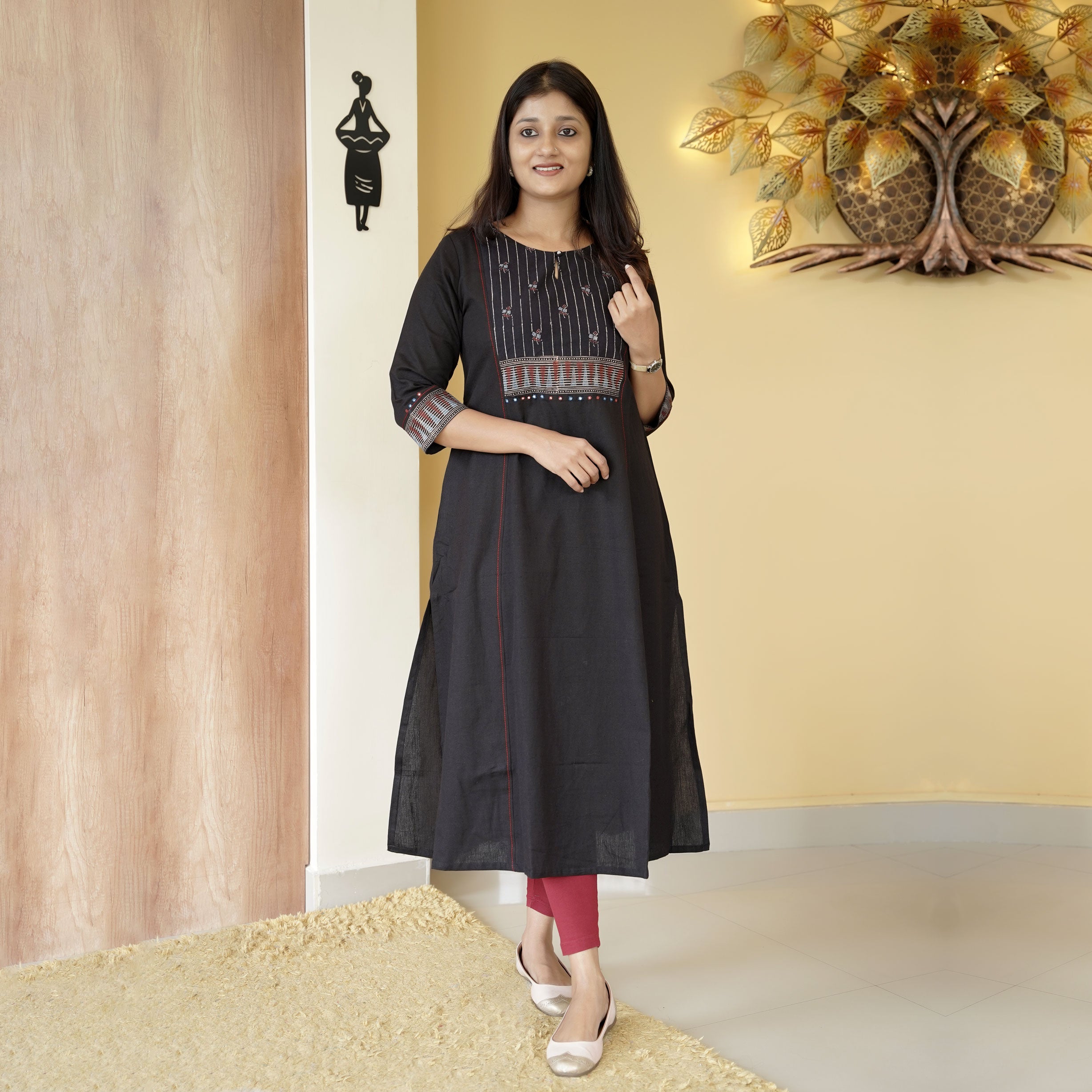 Load image into Gallery viewer, Pure Cotton Kurti-4308
