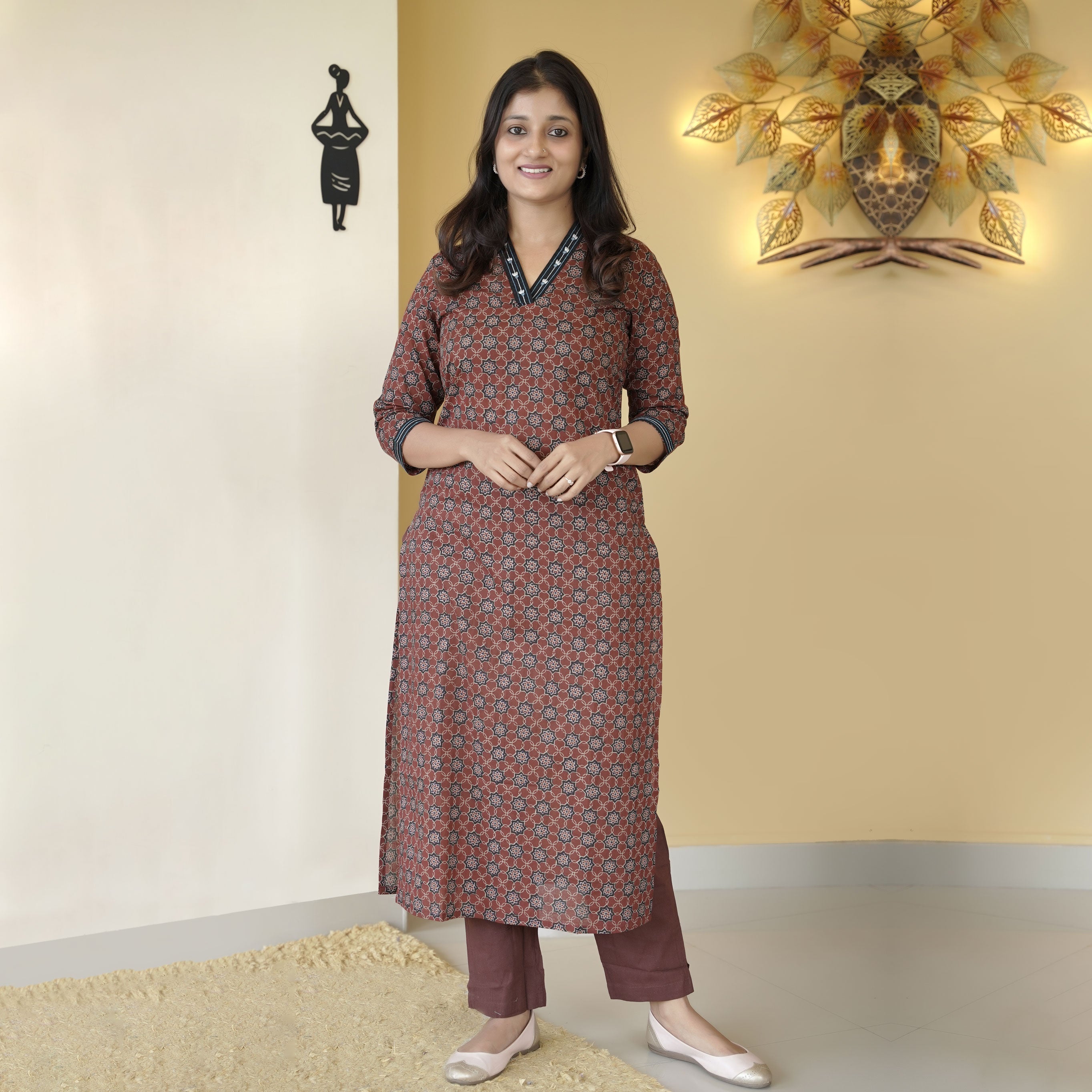 Load image into Gallery viewer, Pure Cotton Kurti - 4597
