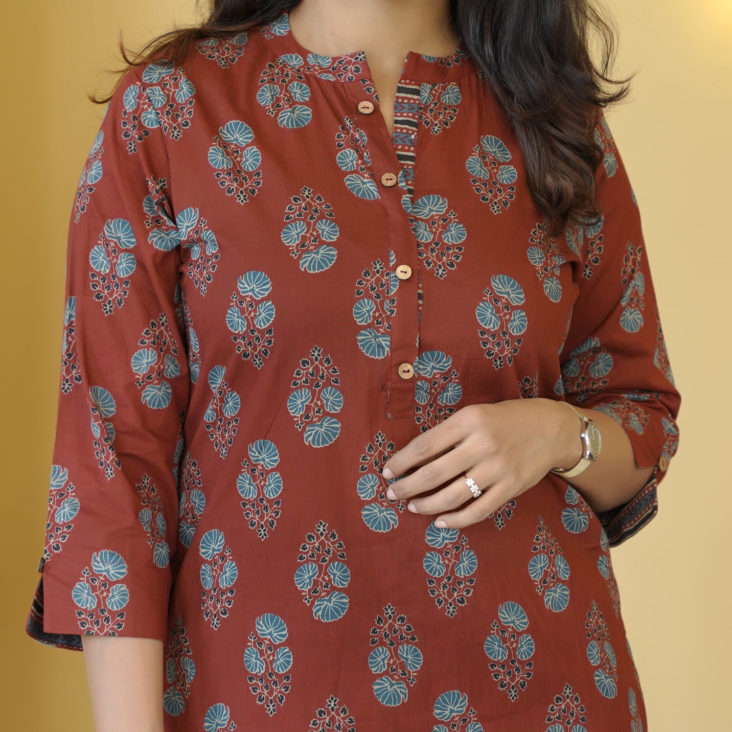 Load image into Gallery viewer, Pure Cotton Kurti Set - 4694
