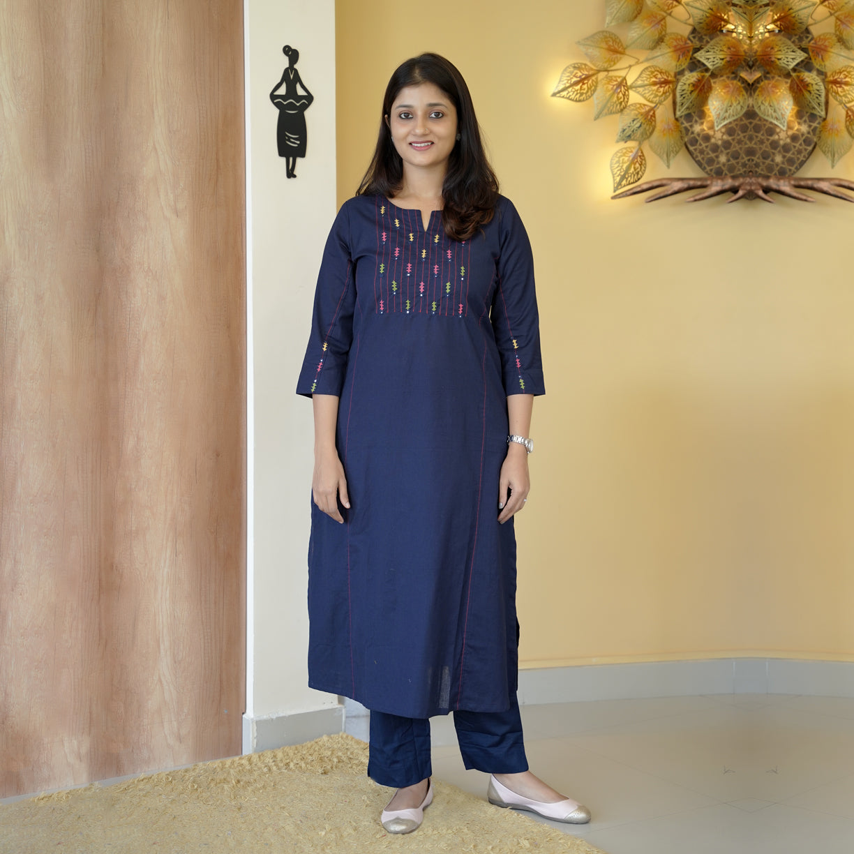 Load image into Gallery viewer, Pure Cotton Kurti- 4710
