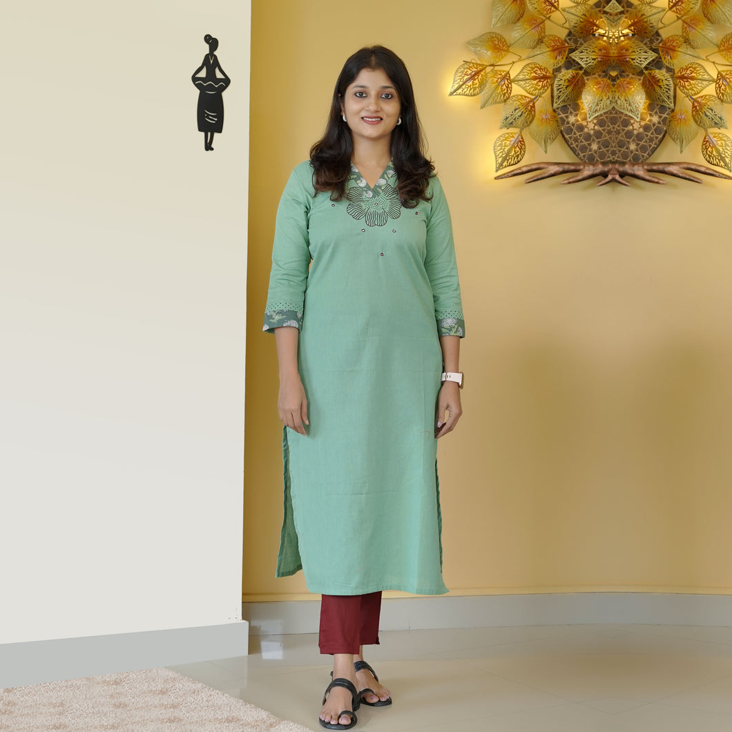 Pure Cotton Kurti-4421