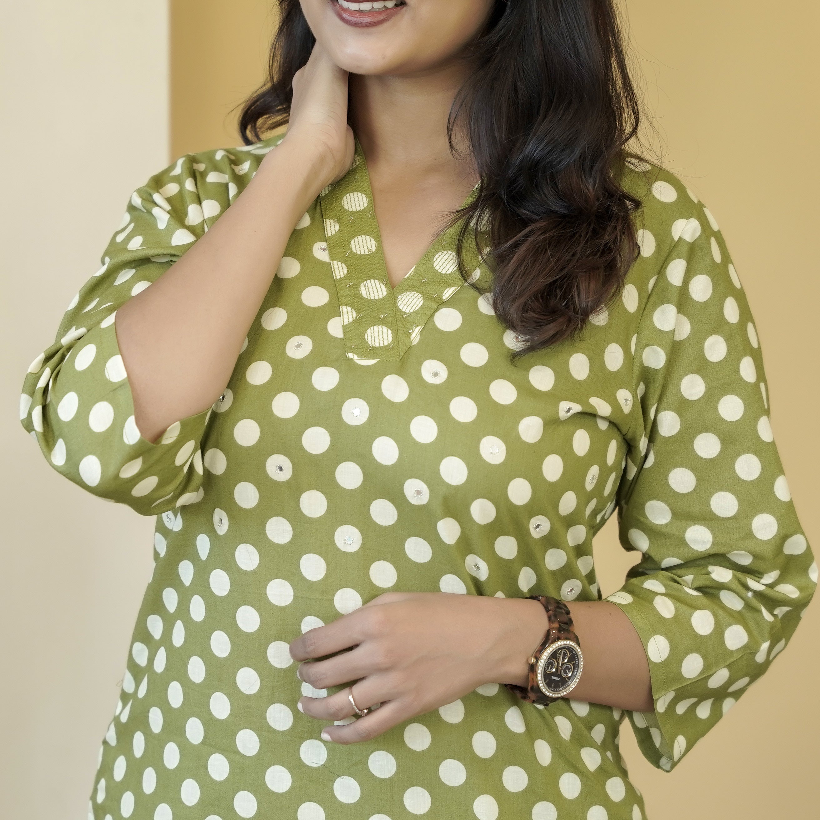 Load image into Gallery viewer, Pure Cotton Kurti Set - 4910
