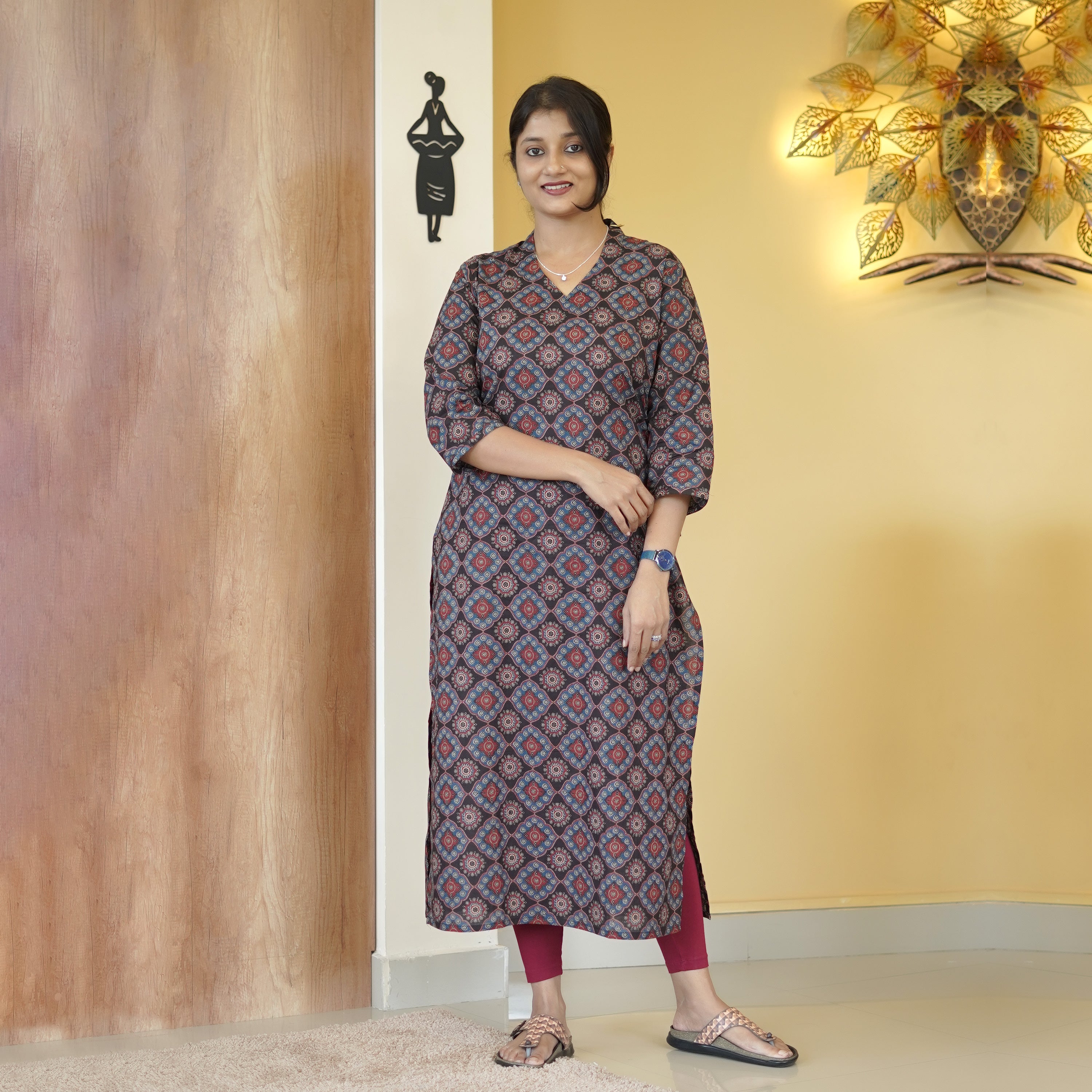 Load image into Gallery viewer, PRINTED COTTON KURTI - 4959
