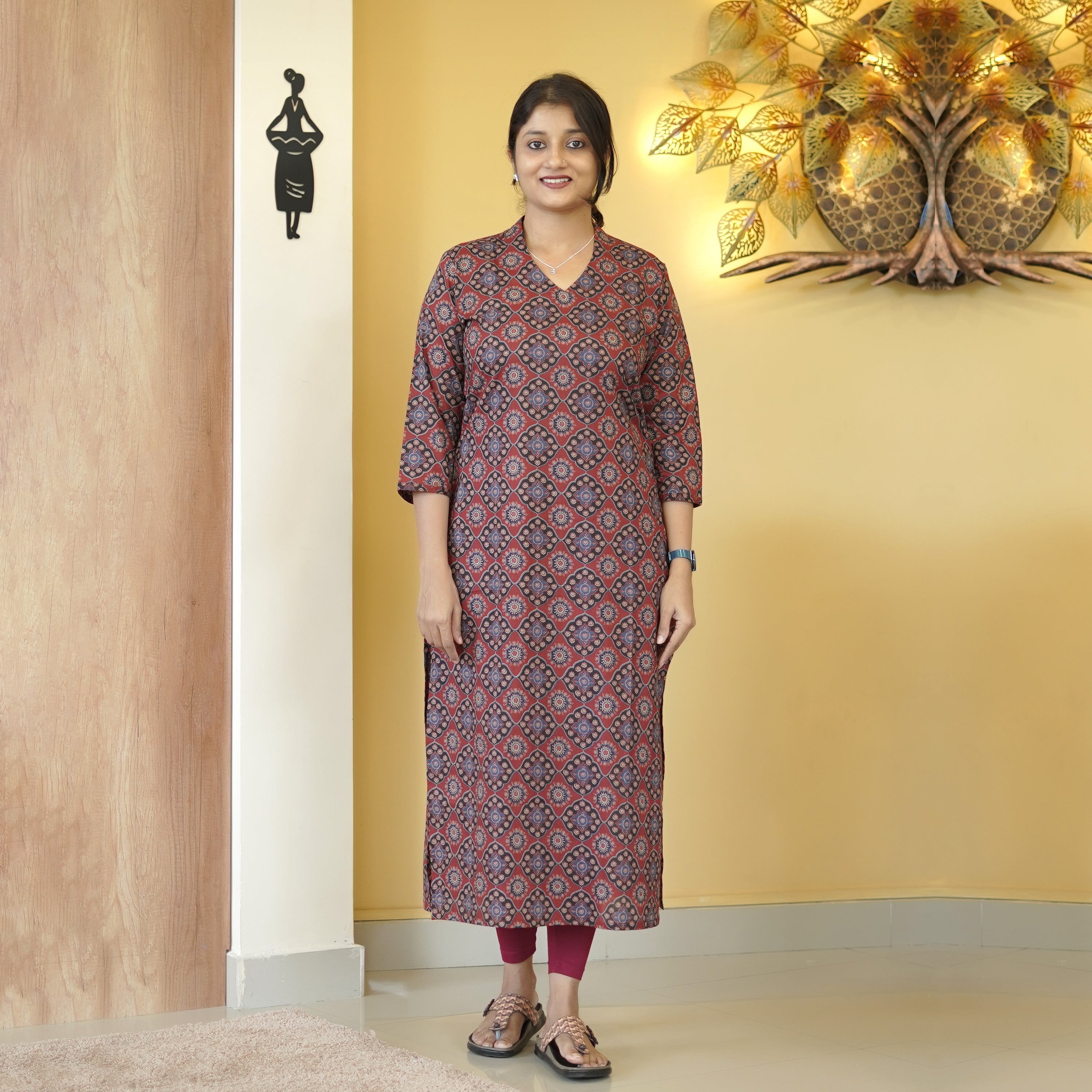 Load image into Gallery viewer, PRINTED COTTON KURTI - 4959
