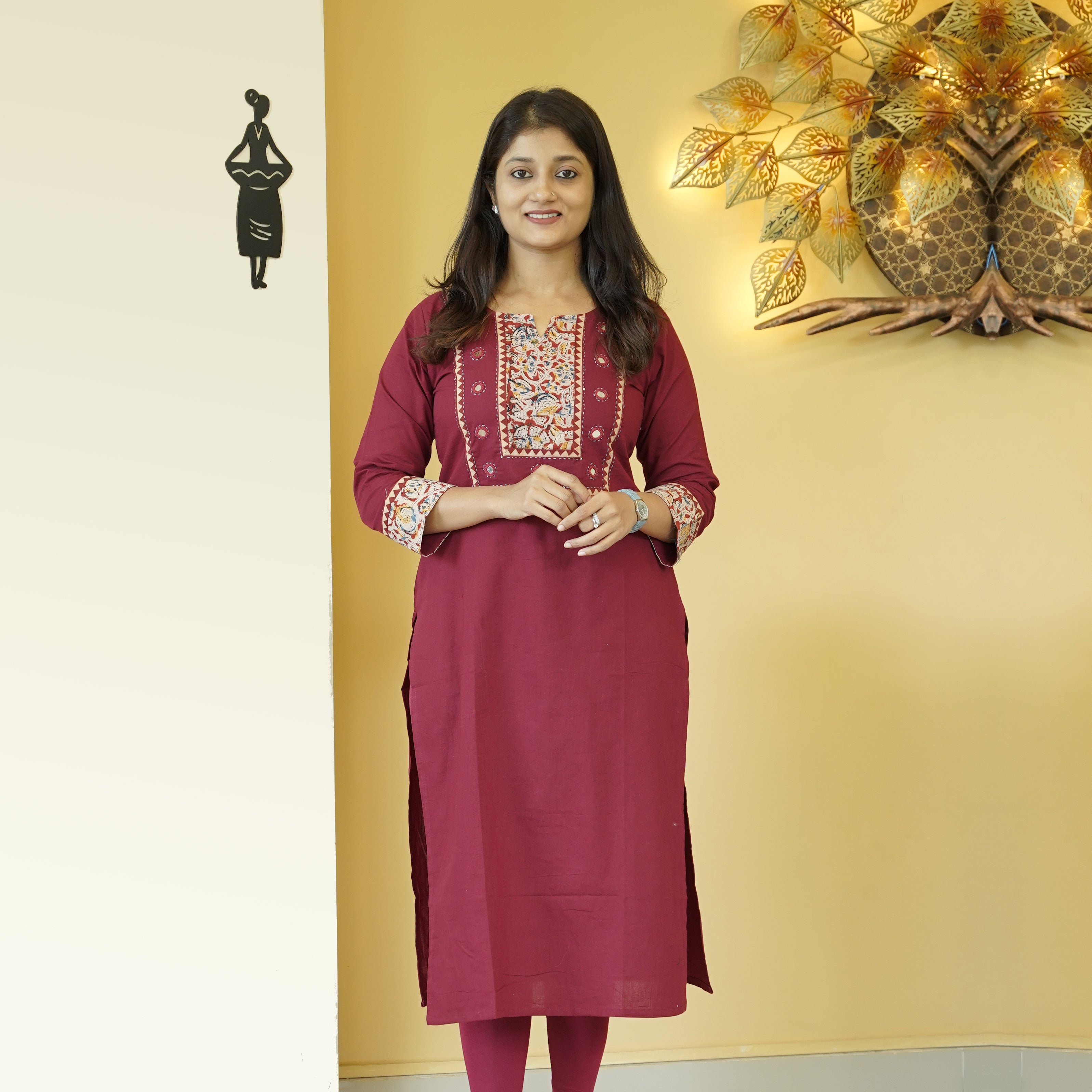 Load image into Gallery viewer, PURE COTTON KURTI -4368
