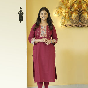 PURE COTTON KURTI -4368