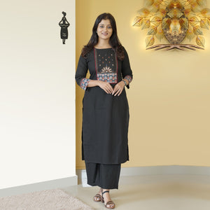 Pure Cotton Kurti Set- 5029