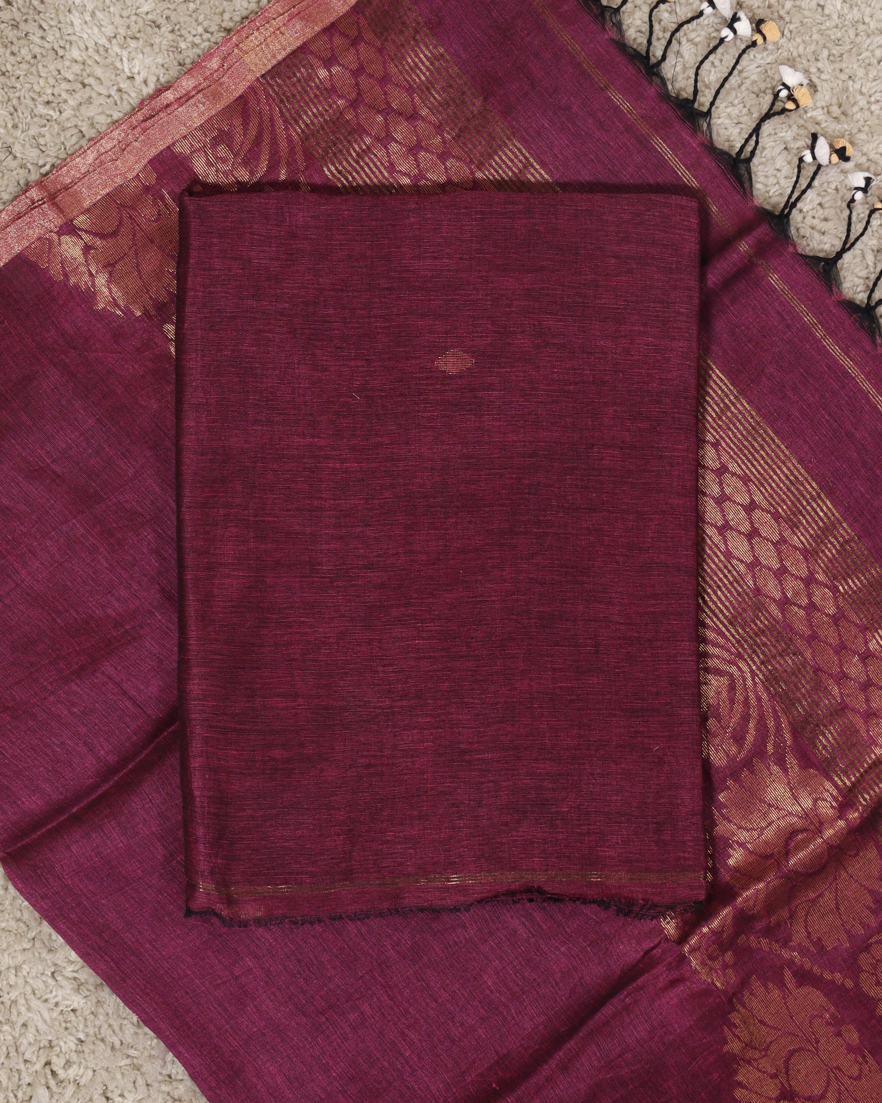 Load image into Gallery viewer, Linen Silk Unstitched Suit-8492
