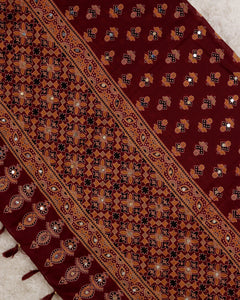 Cotton Ajrakh Dupatta-0587