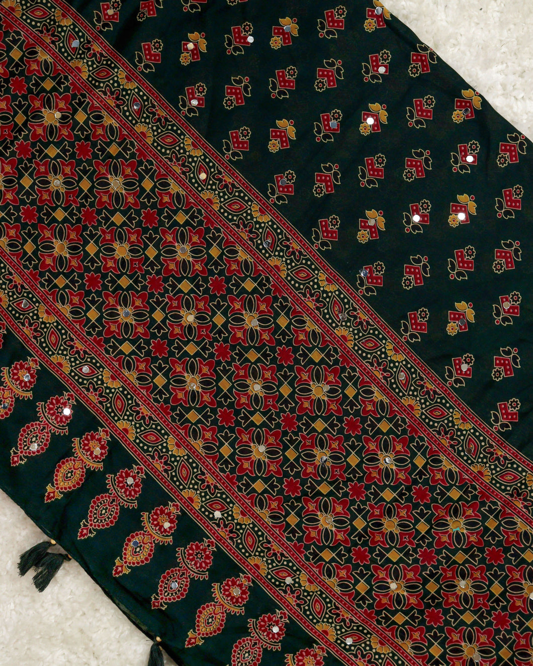 Cotton Ajrakh Dupatta-0587