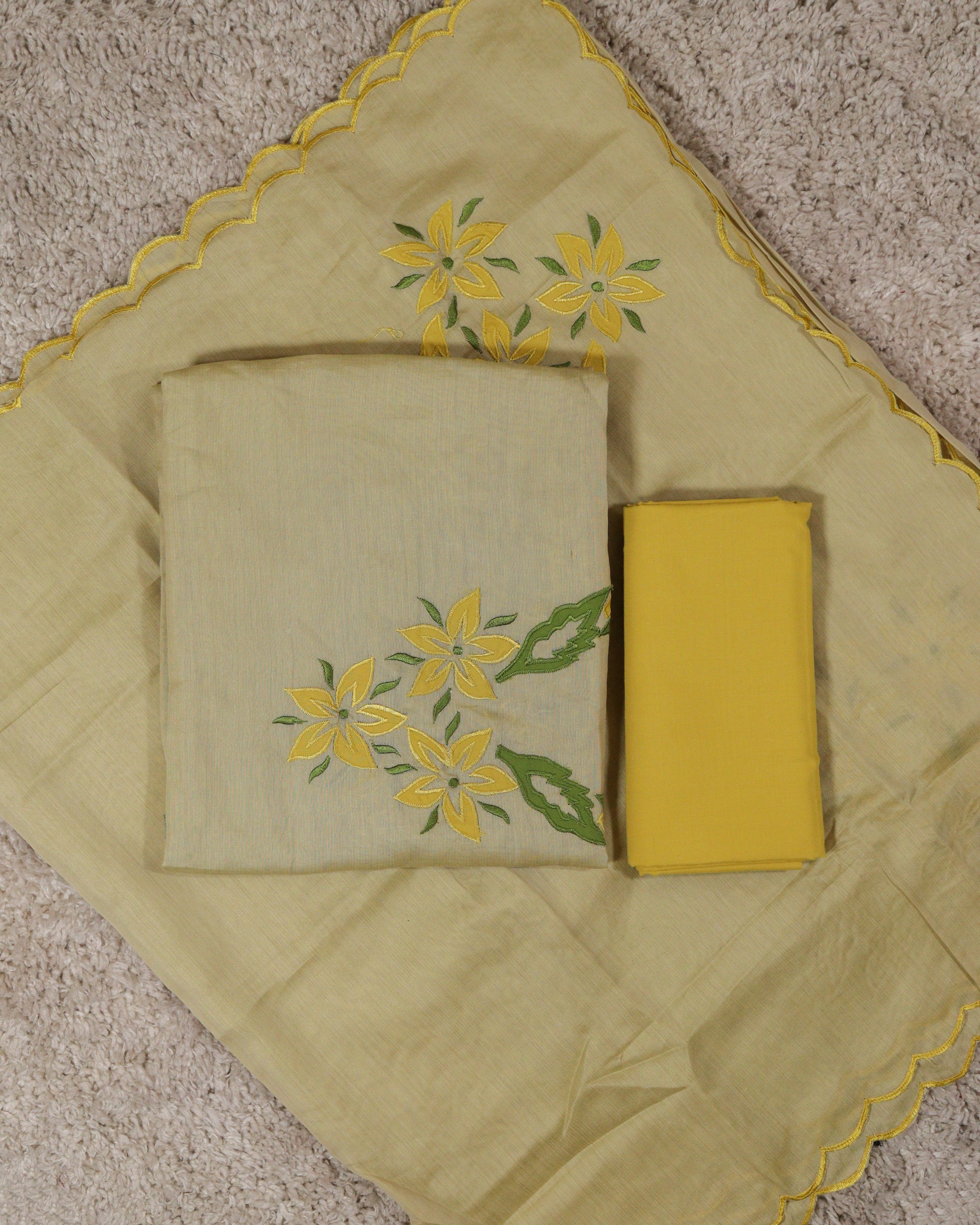 Load image into Gallery viewer, Mul Chanderi Unstitched Suit-5386
