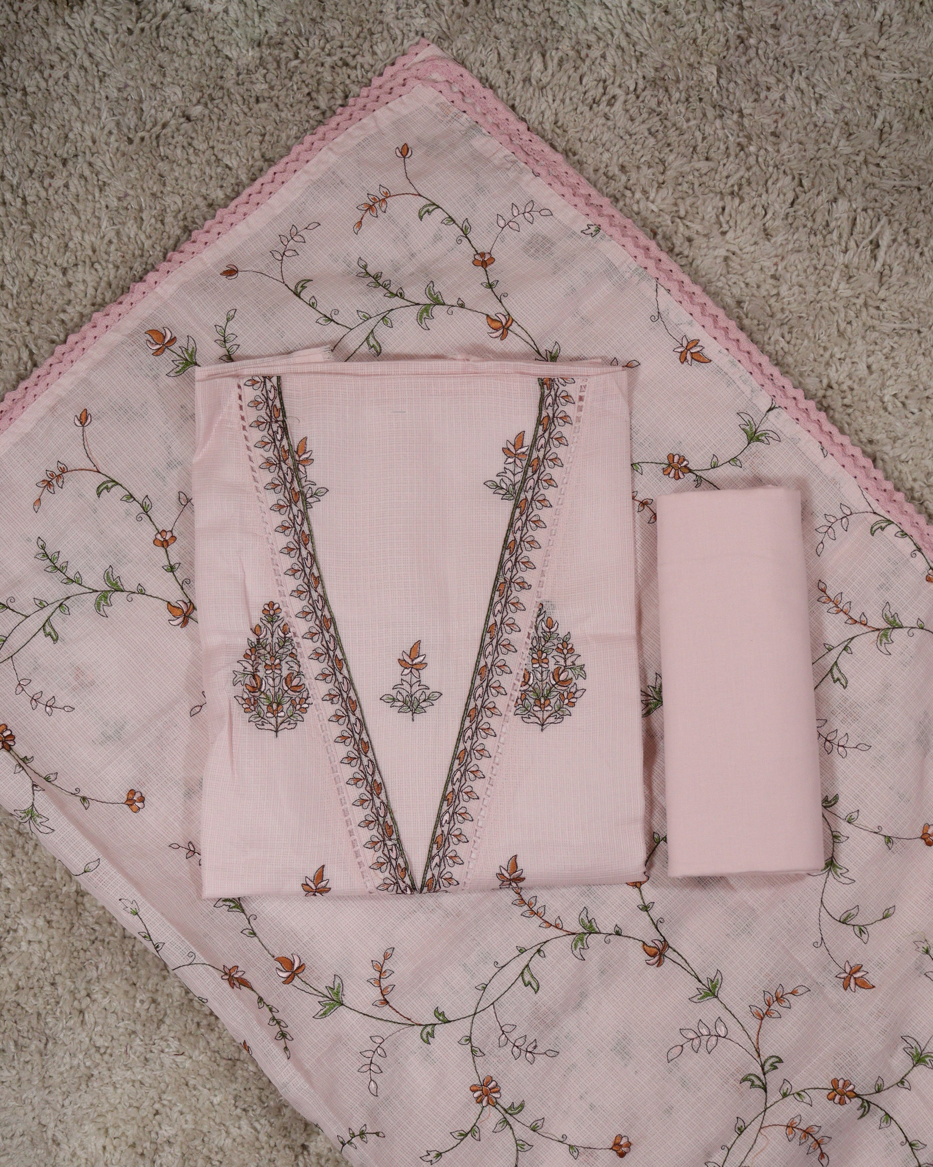 Load image into Gallery viewer, Silky Kota Unstitched Suit-5383
