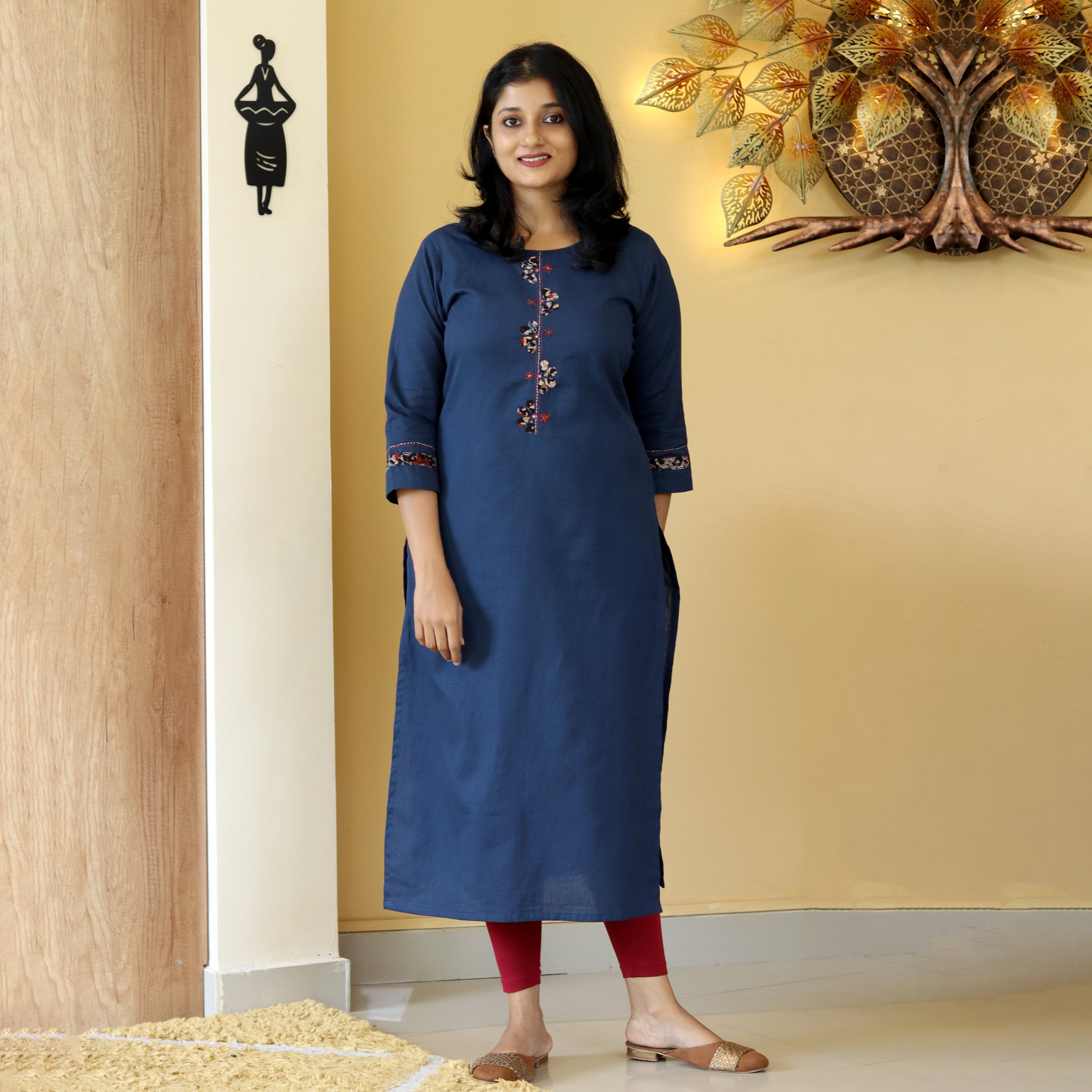 Load image into Gallery viewer, Pure Cotton Kurti -4011
