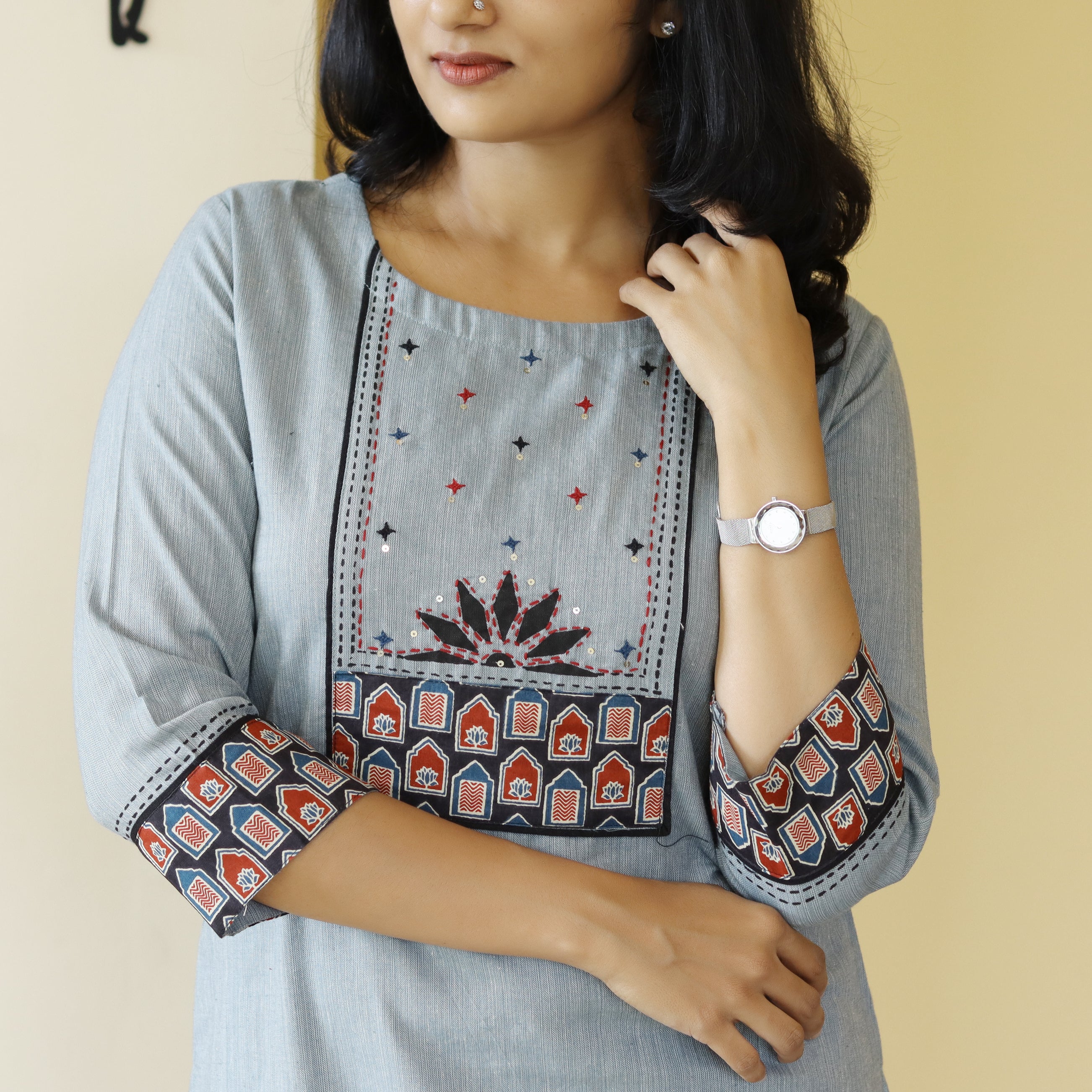 Load image into Gallery viewer, Pure Cotton Kurti -4087
