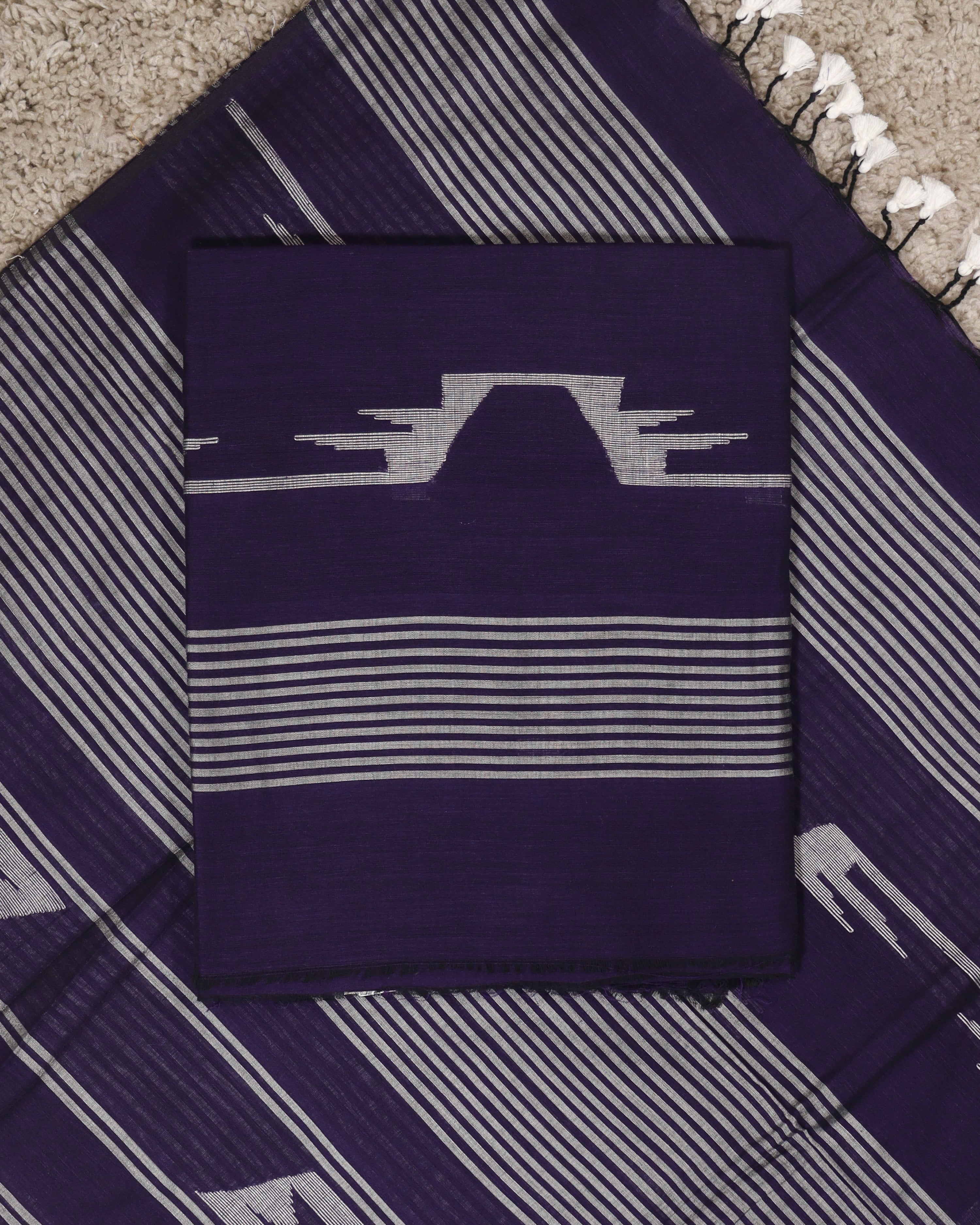 Load image into Gallery viewer, Cotton Unstitched Suit-8491

