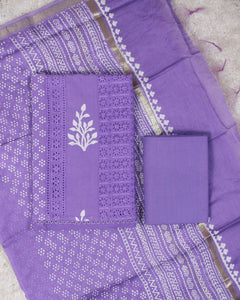 Pure Cotton Unstitched Suit-1019