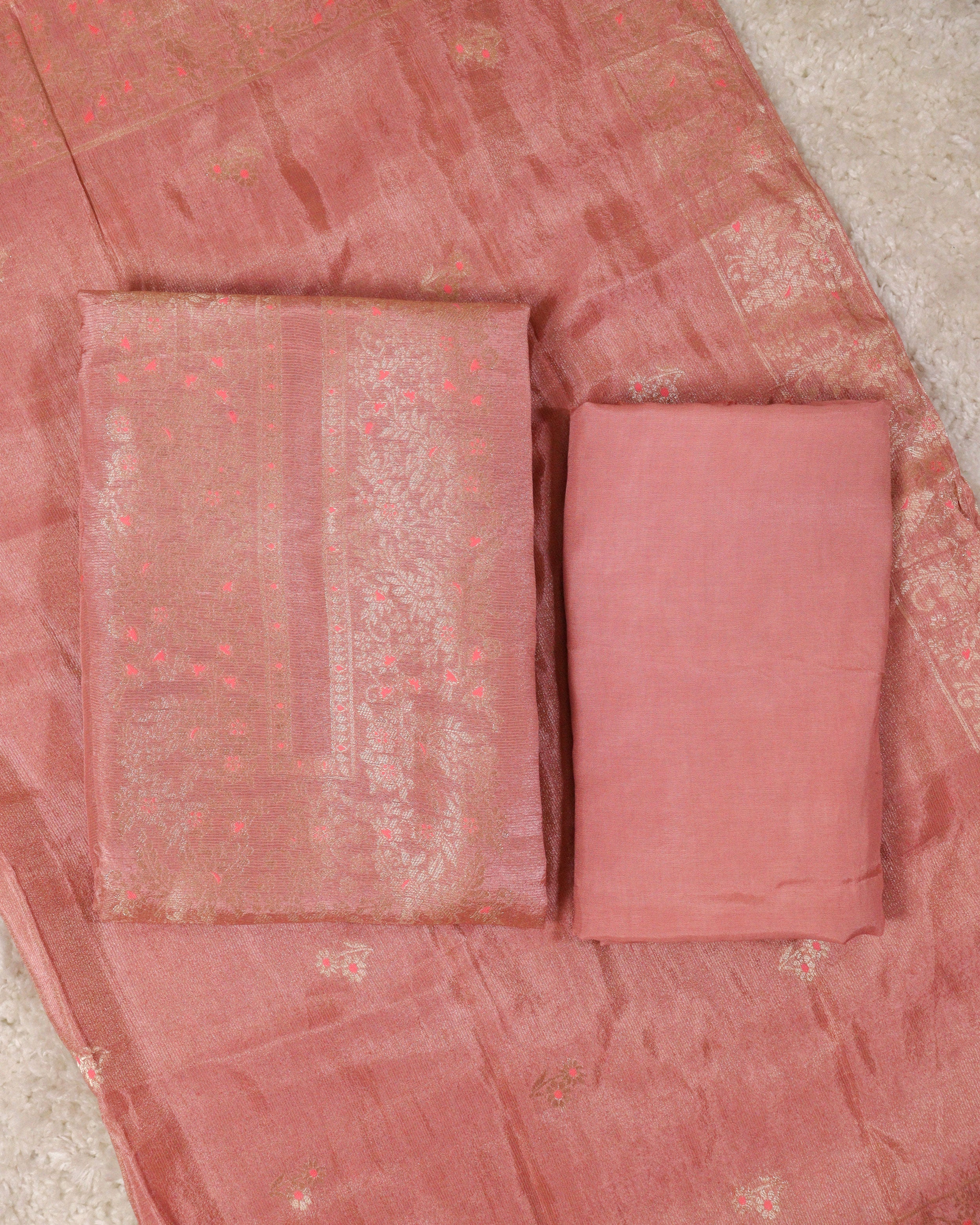 Load image into Gallery viewer, Banarasi Unstitched Suit-1106
