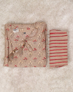 Muslin Silk Co-Ord Set- 2341
