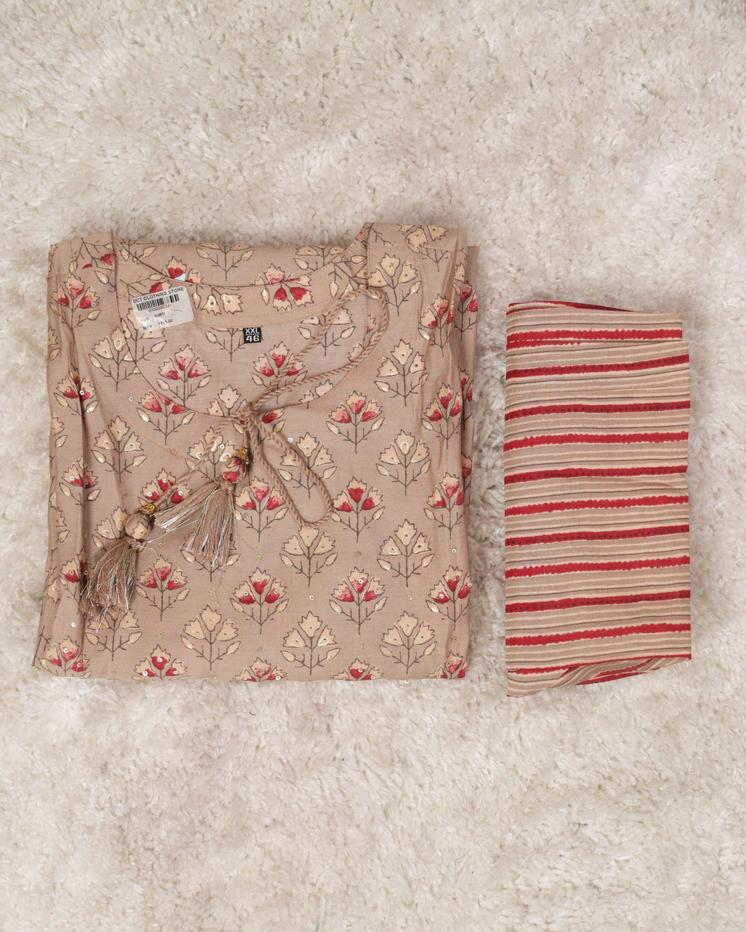 Muslin Silk Co-Ord Set- 2341