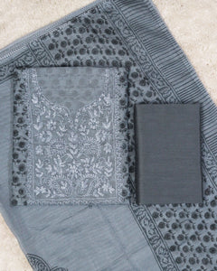 Net Kota Unstitched Suit-0090