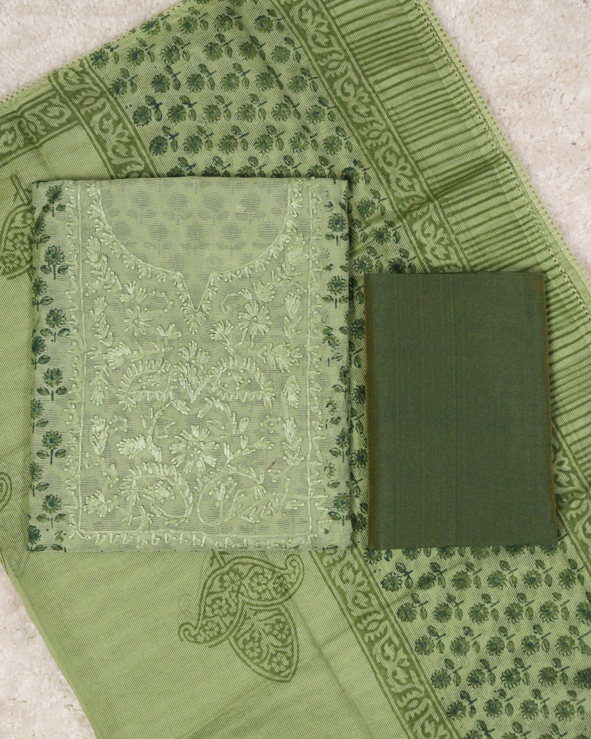 Load image into Gallery viewer, Net Kota Unstitched Suit-0090
