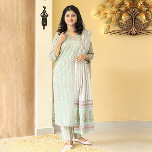 Pure cotton kurti set-4224